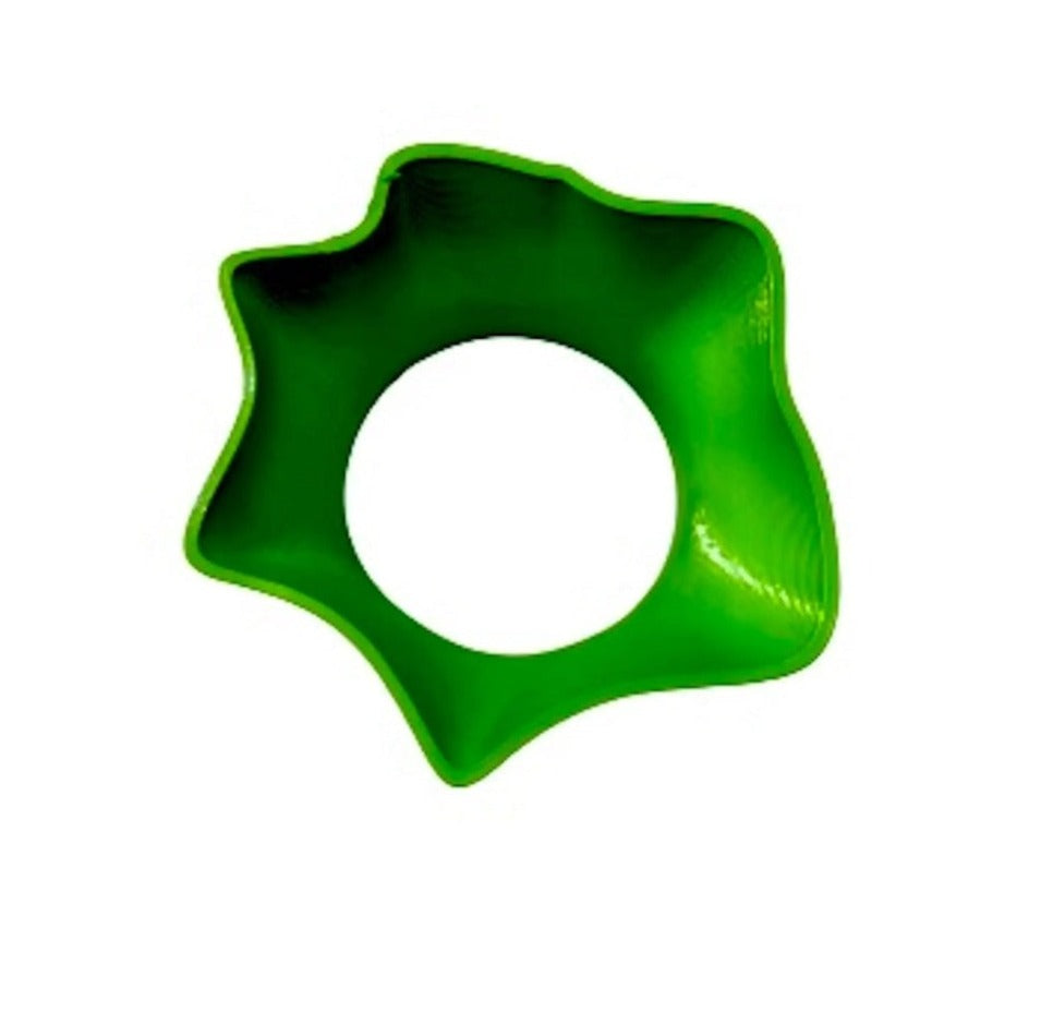 3D Printed Ruffle Cuff in Green | Size: O/S Refurbished - N/A (Note: There is no well-known brand by this name refurbished available on Cerqular