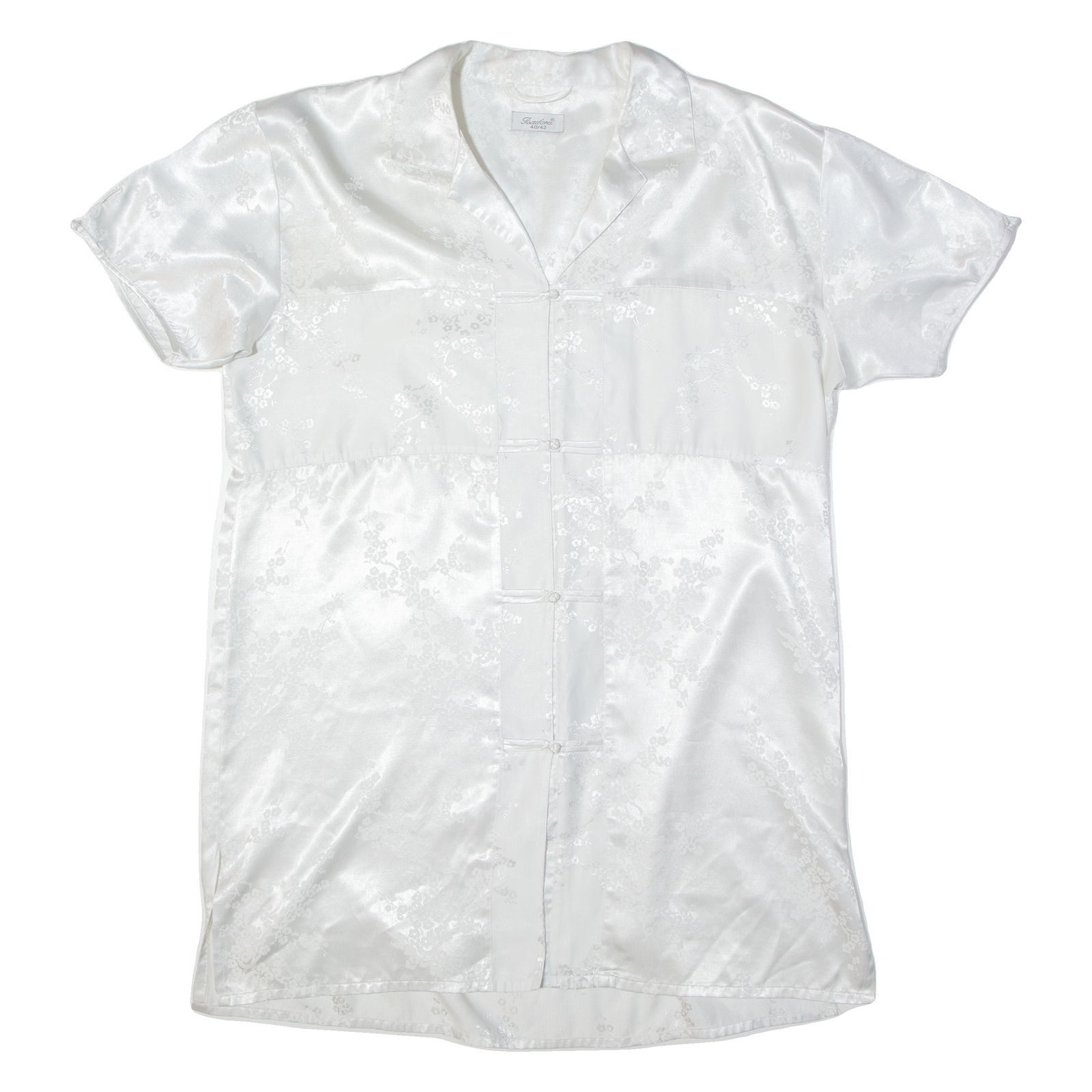 Buy ISADORA Oriental Inspired Womens Shirt Dress White Floral Knee Length M Refurbished - $14.03 ISADORA Oriental Inspired Womens Shirt Dress White Floral Knee Length M Refurbished - N/A refurbished available on Cerqular