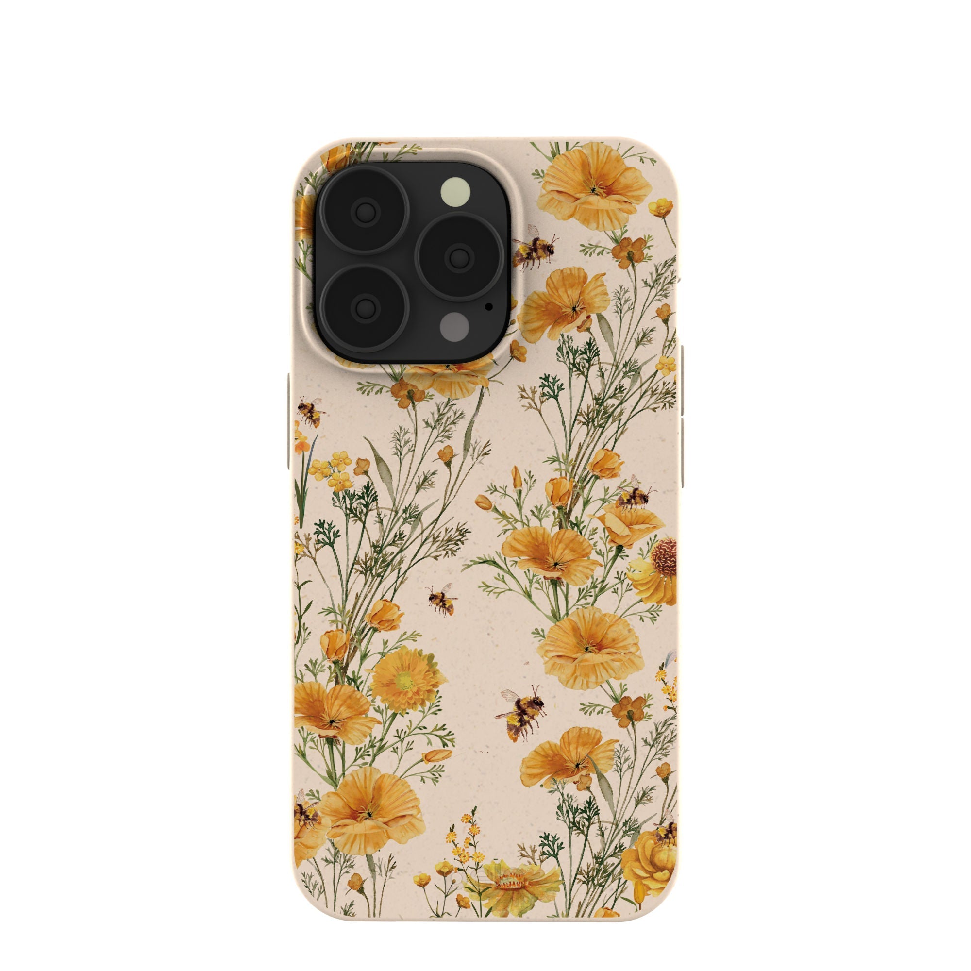 Seashell Vintage Bee iPhone 13 Pro Case Refurbished - Pela Case refurbished available on Cerqular
