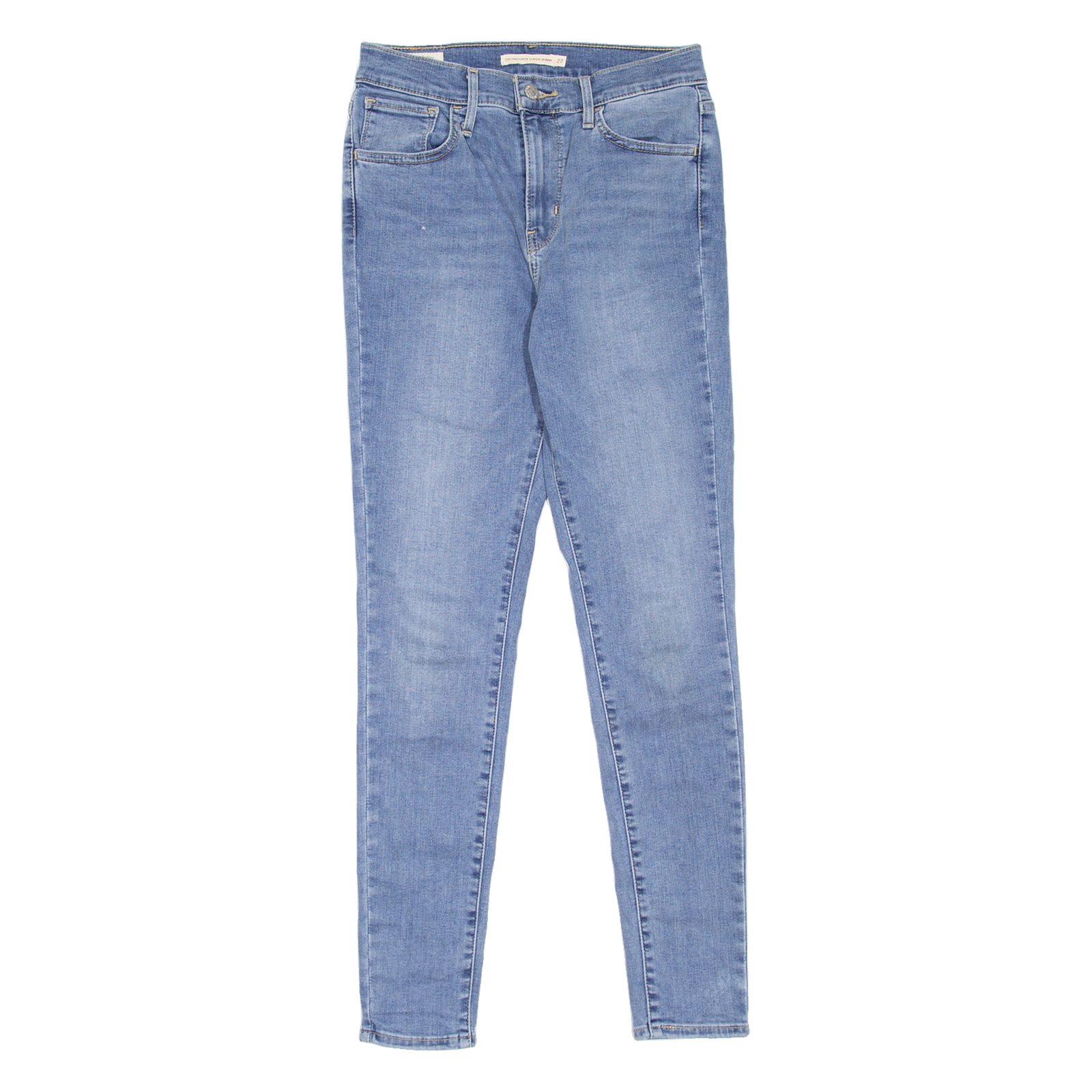 LEVI'S 720 High Rise BIG E Womens Jeans Blue Slim Skinny W27 L30 Refurbished - N/A refurbished available on Cerqular