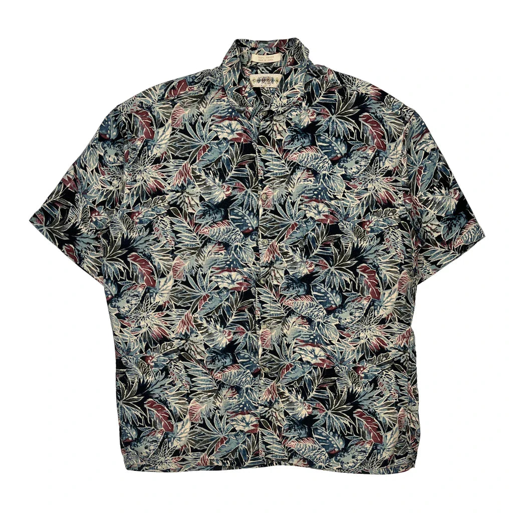 Campia Hawaiian Shirt - XL Multicoloured Viscose Refurbished - Thrifted (note: this is a term often used to describe second- refurbished available on Cerqular
