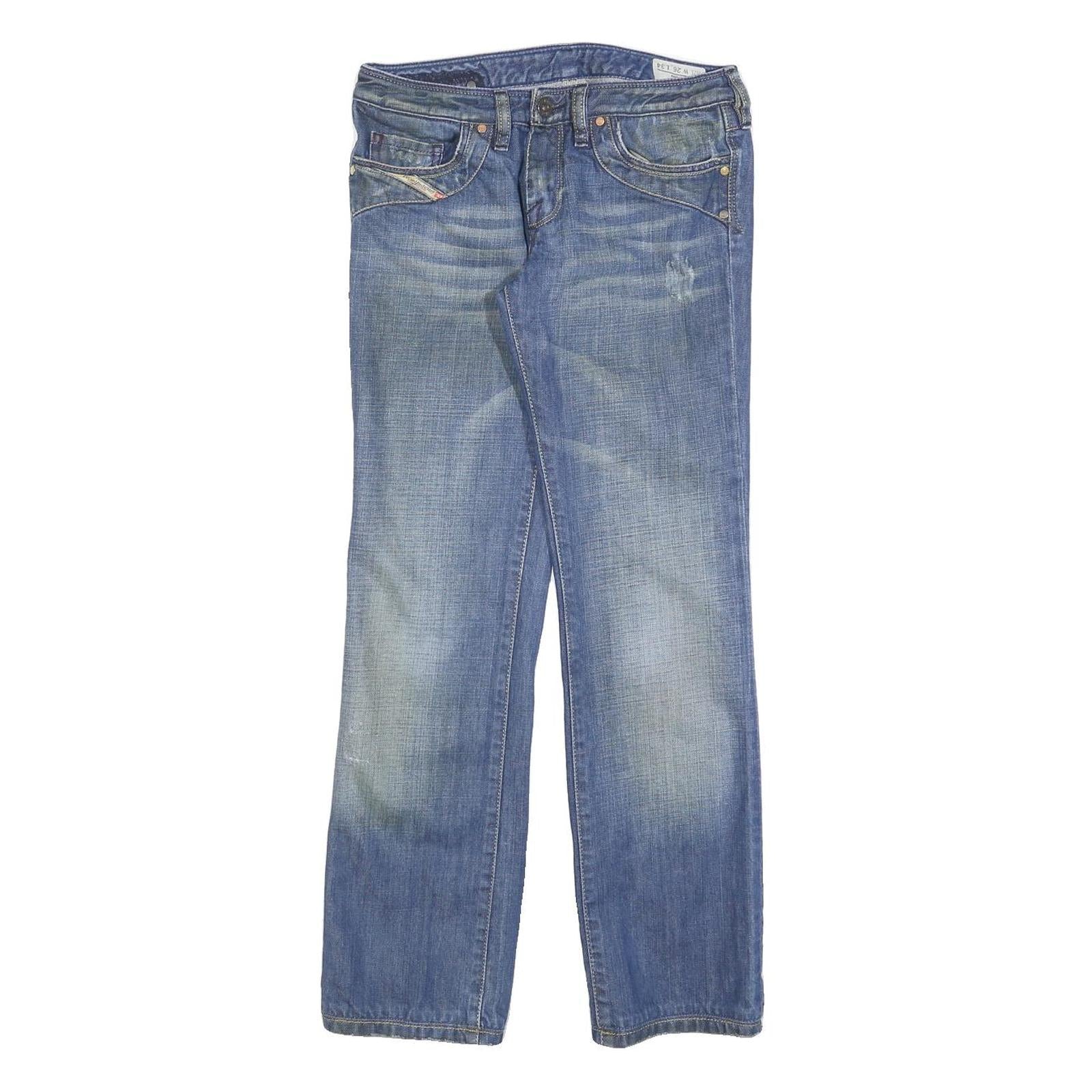 DIESEL Womens Jeans Blue Slim Straight Denim Medium W26 L28 Stylish Detail Refurbished - N/A refurbished available on Cerqular