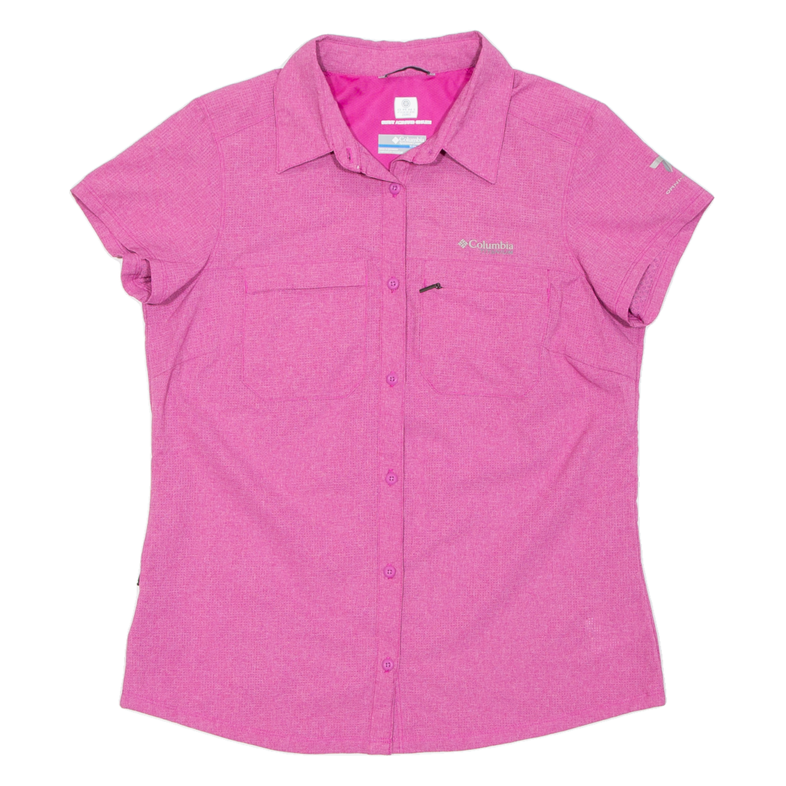 COLUMBIA Womens Worker Shirt Pink M Refurbished - N/A refurbished available on Cerqular