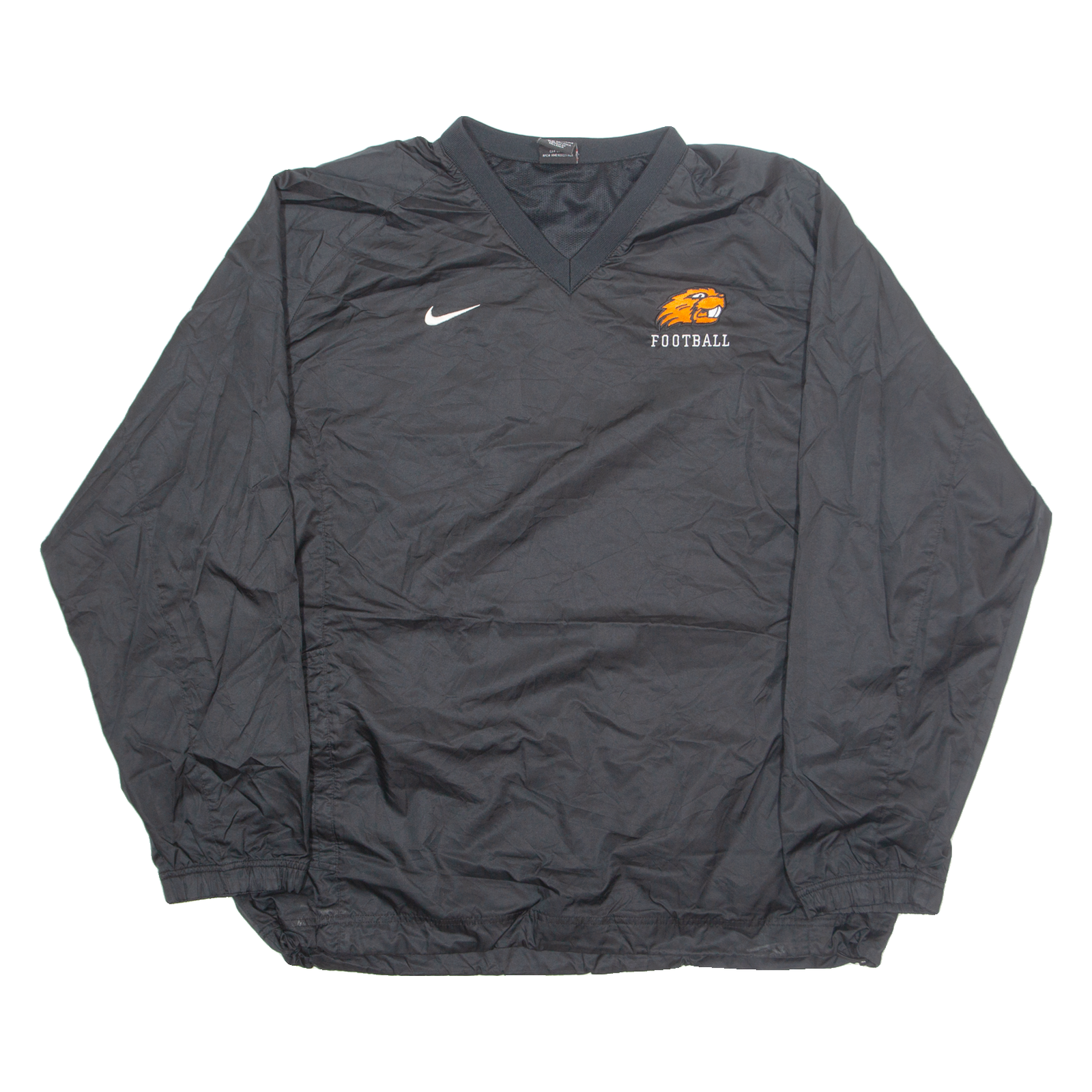 NIKE Oregon Football Mens Pullover Jacket Black L Refurbished - N/A refurbished available on Cerqular