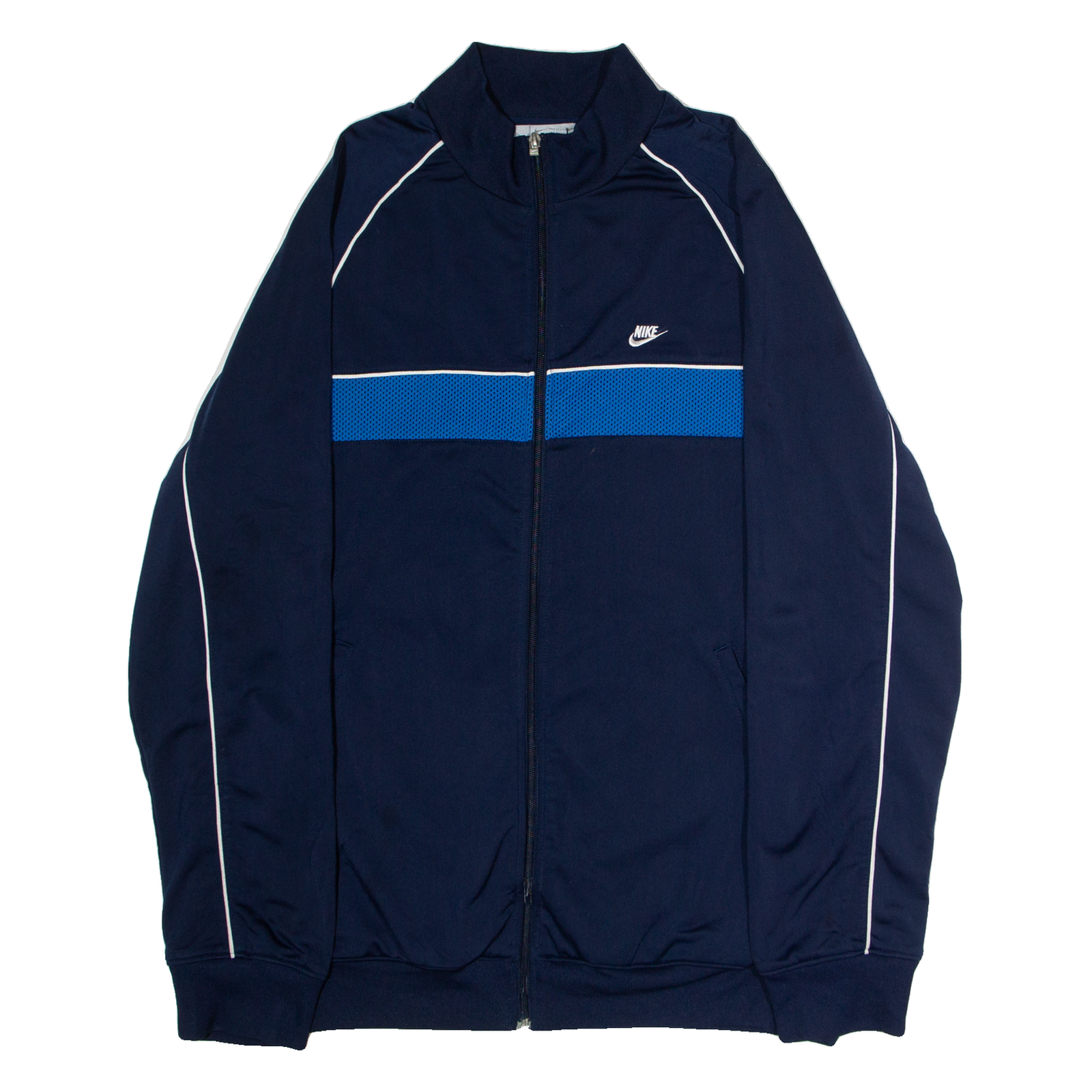 NIKE Mens Track Jacket Blue XL Refurbished - N/A refurbished available on Cerqular