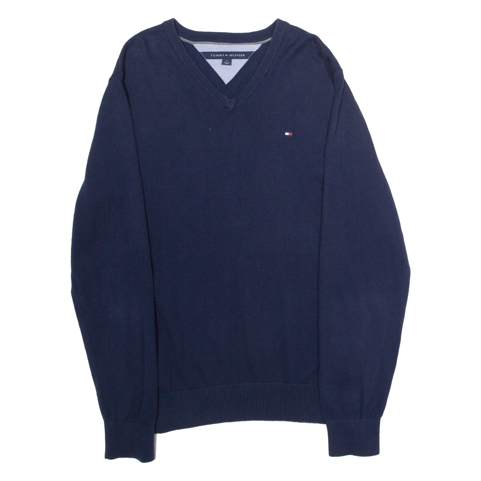 Buy TOMMY HILFIGER Womens Jumper Blue V-Neck Tight Knit M Refurbished - $28.59 TOMMY HILFIGER Womens Jumper Blue V-Neck Tight Knit M Refurbished - N/A refurbished available on Cerqular