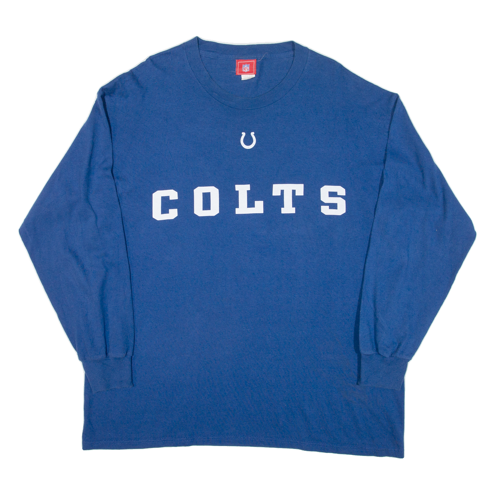 NFL Indianapolis Colts Mens T-Shirt Blue Long Sleeve USA XL Refurbished - N/A refurbished available on Cerqular
