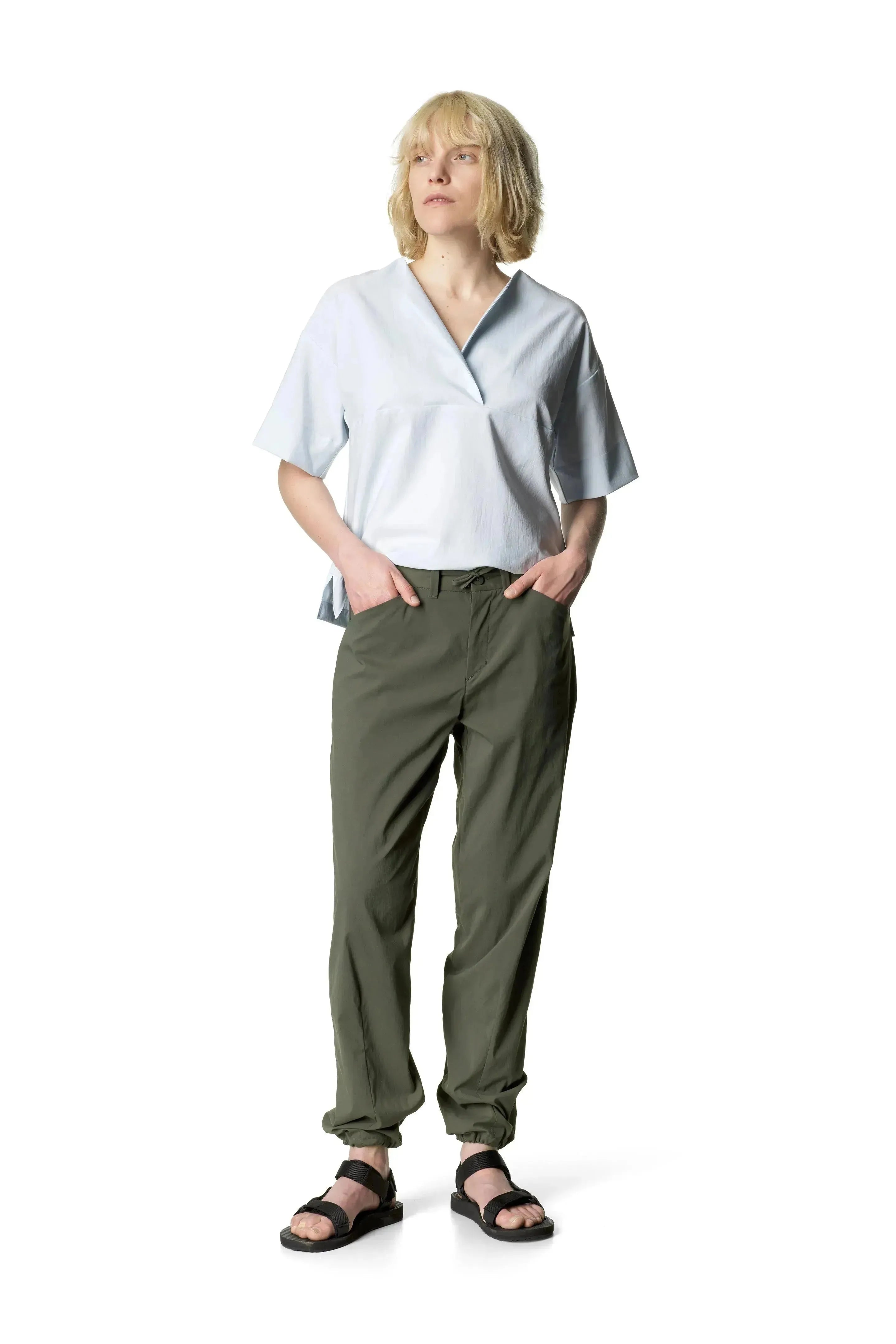Buy W's Wadi Pants | Color: Misty Beach | Size: XXS Refurbished - $140.00 W's Wadi Pants | Color: Misty Beach | Size: XXS Refurbished - Houdini Sportswear refurbished available on Cerqular