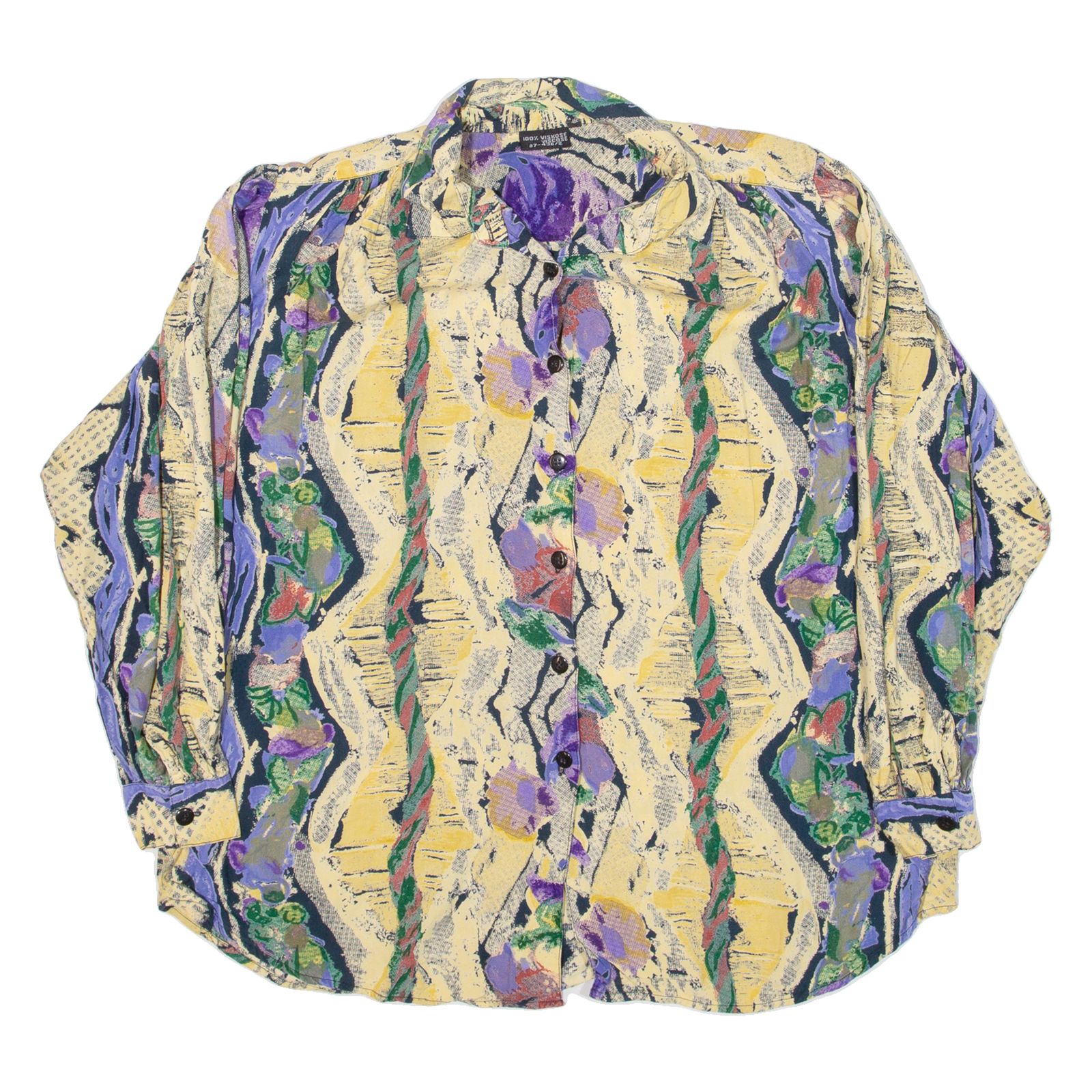 Womens Shirt Yellow Viscose Long Sleeve L Refurbished - N/A refurbished available on Cerqular