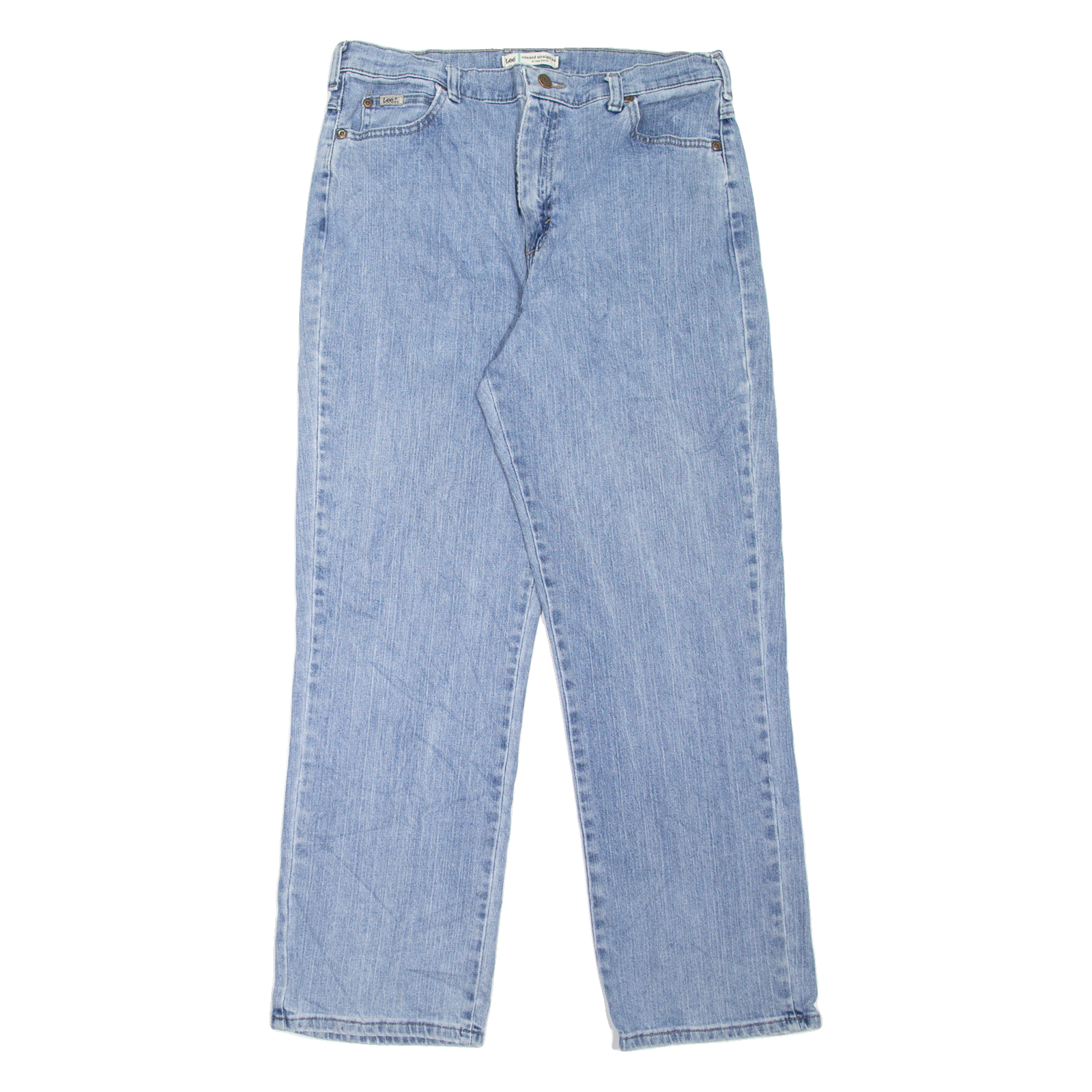 LEE Womens Jeans Blue Relaxed Straight W32 L29 Refurbished - N/A refurbished available on Cerqular