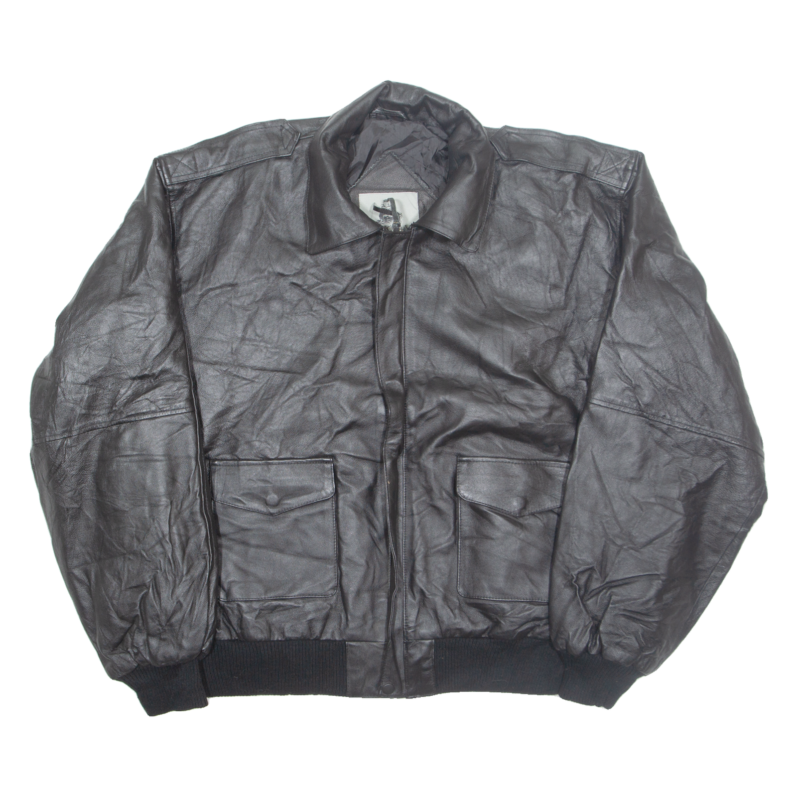 BURKS BAY Mens Workwear Coat Black Leather XL Refurbished - N/A refurbished available on Cerqular