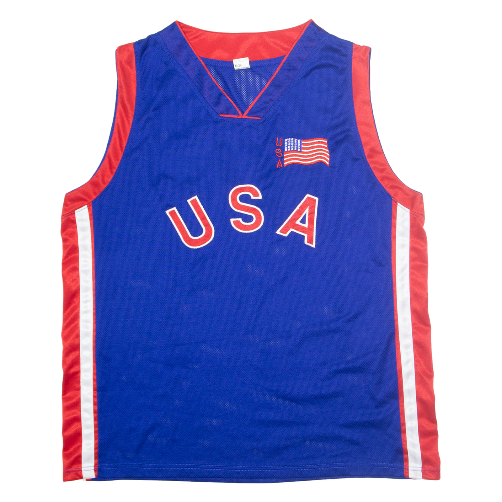 Buy Mens Jersey Blue Sleeveless USA V-Neck XL Refurbished - $27.29 Mens Jersey Blue Sleeveless USA V-Neck XL Refurbished - N/A refurbished available on Cerqular