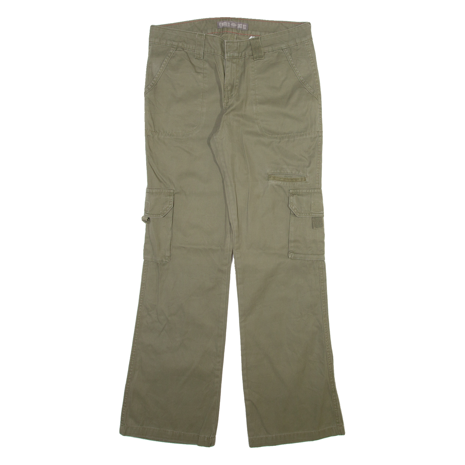 DICKIES Cargo Womens Trousers Green Relaxed Bootcut W31 L31 Refurbished - N/A refurbished available on Cerqular