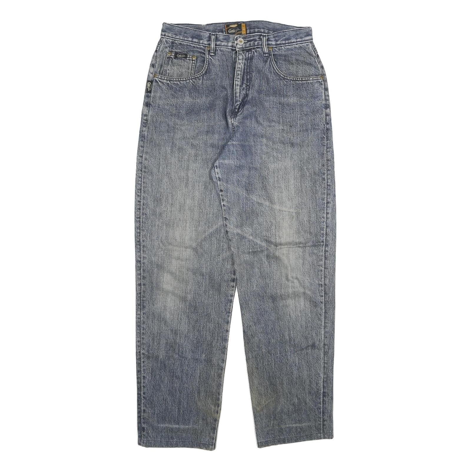 JAG Womens Jeans Blue Relaxed Straight Denim Medium W28 L27 Classic Fit Casual Refurbished - N/A refurbished available on Cerqular