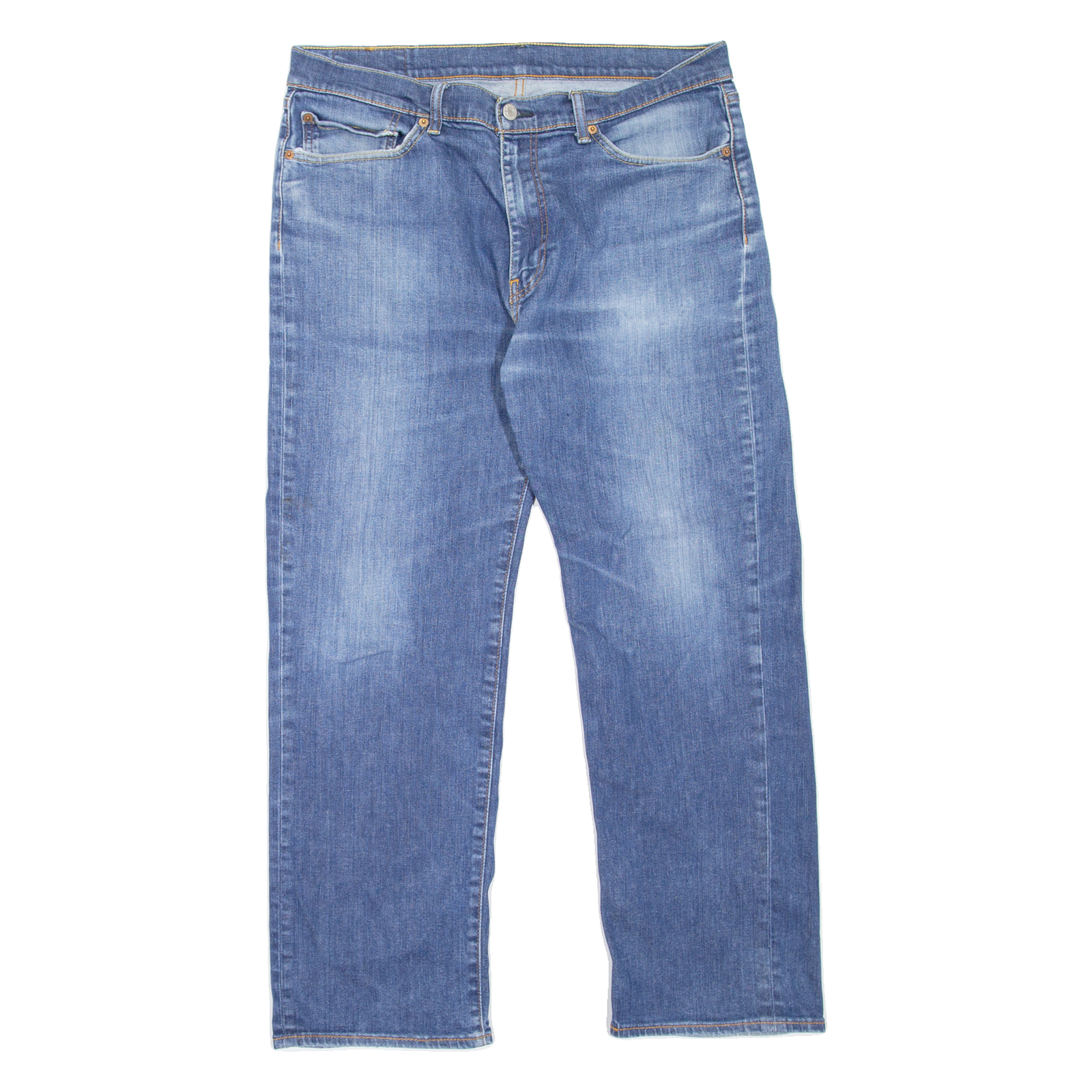LEVI'S 751 Jeans Mens Blue Regular Straight Stone Wash W36 L27 Refurbished - N/A refurbished available on Cerqular