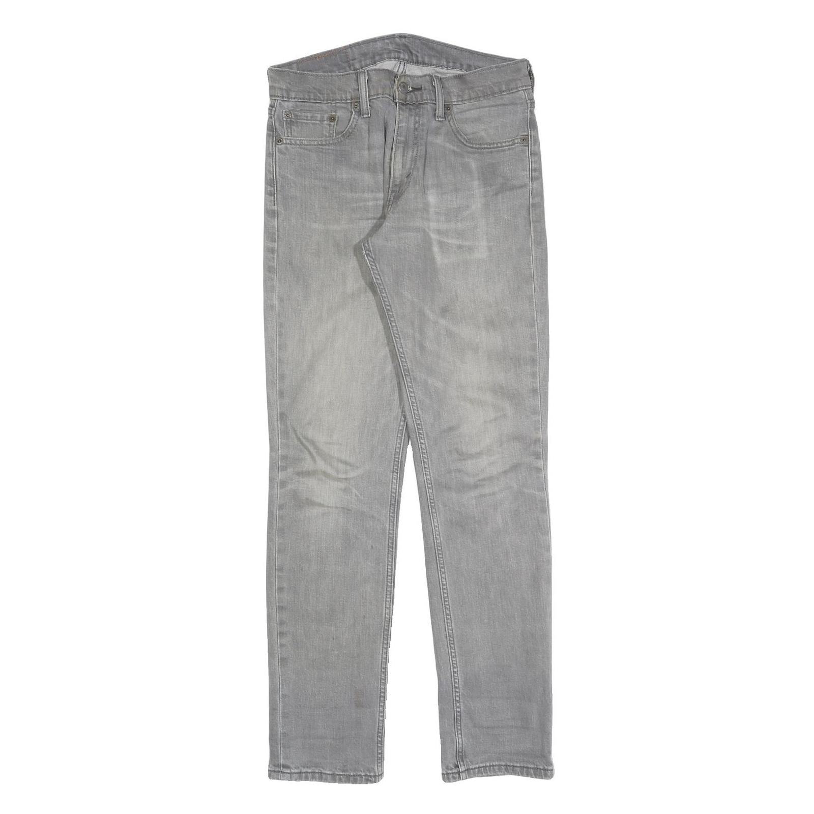 LEVI'S 511 Slim Mens Jeans Grey Slim Skinny Denim Light W30 L32 Refurbished - N/A refurbished available on Cerqular