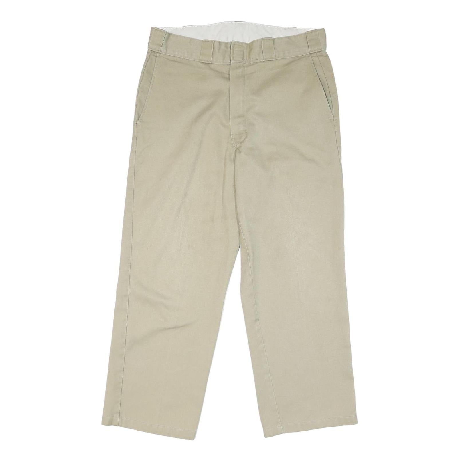 Buy DICKIES Mens Cotton Blend Beige Regular Fit Straight Leg Trousers W32 L25 Refurbished - $42.89 DICKIES Mens Cotton Blend Beige Regular Fit Straight Leg Trousers W32 L25 Refurbished - N/A refurbished available on Cerqular