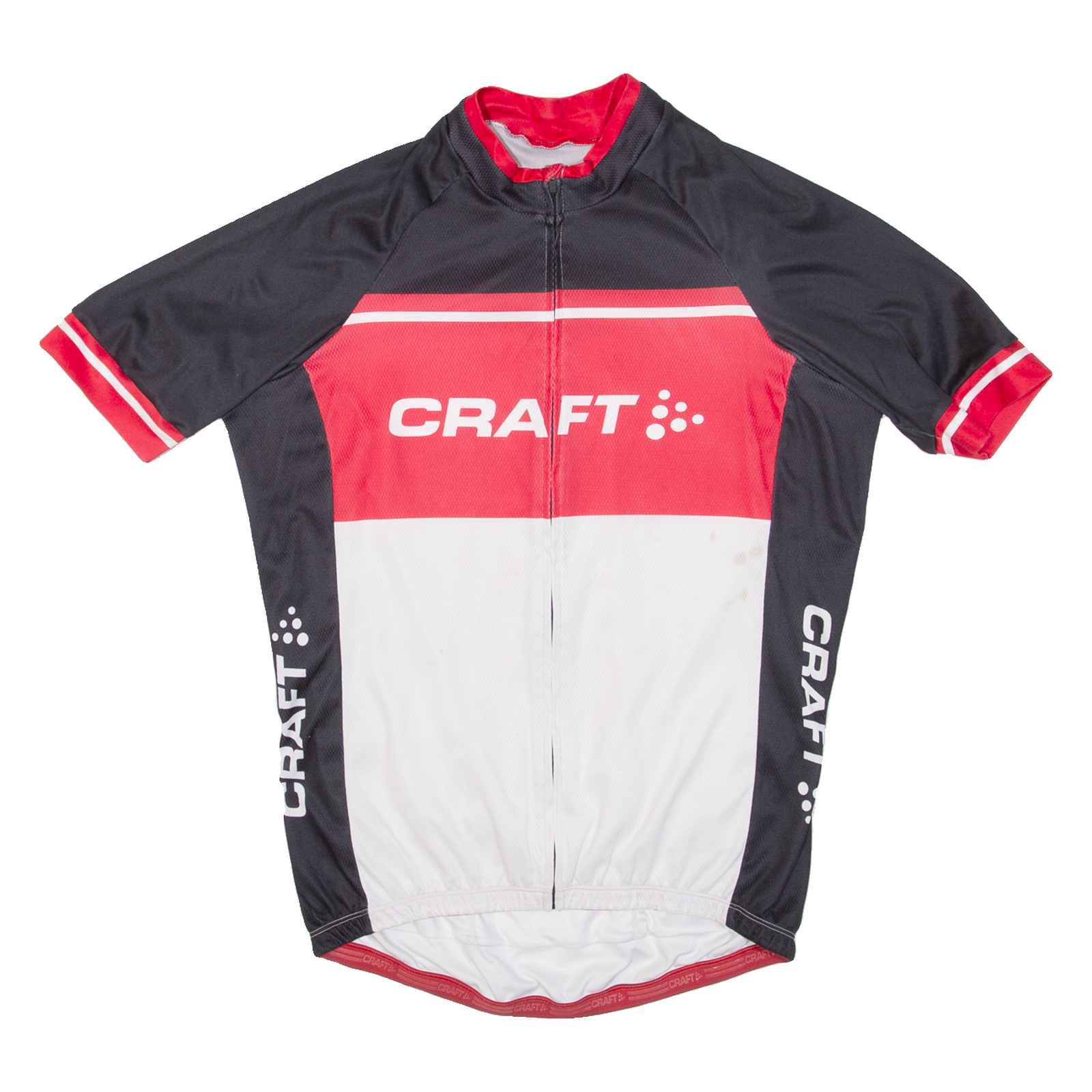 CRAFT Cycling Mens Jersey Red Full Zip L Refurbished - N/A refurbished available on Cerqular