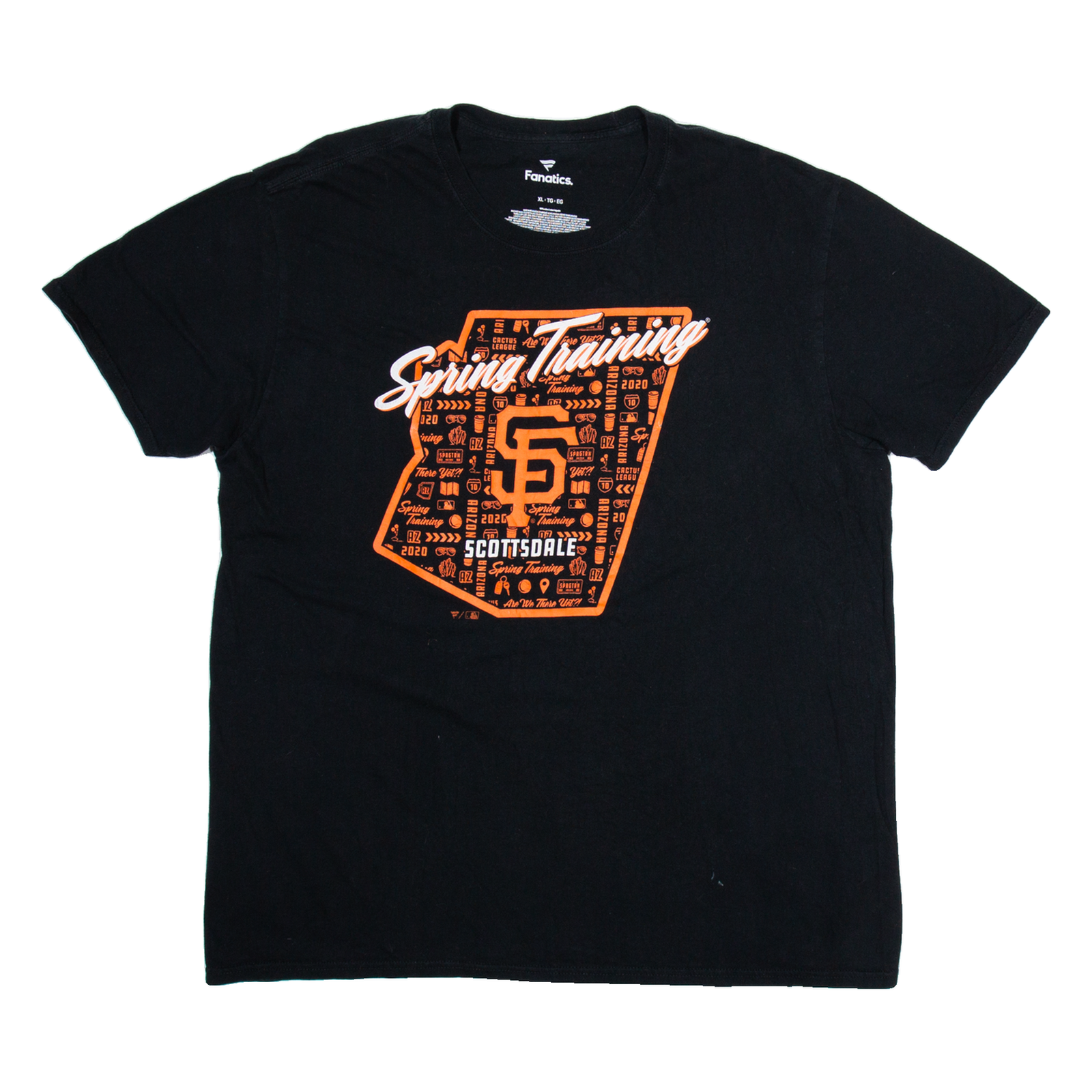 FANATICS San Francisco Giants Mens T-Shirt Black USA XL Refurbished - N/A refurbished available on Cerqular