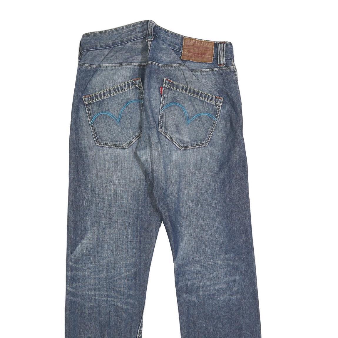 Buy LEVI'S Womens Regular Fit Straight Blue Denim Jeans W30 L32 Button Cotton Blend Refurbished - $51.99 LEVI'S Womens Regular Fit Straight Blue Denim Jeans W30 L32 Button Cotton Blend Refurbished - N/A refurbished available on Cerqular
