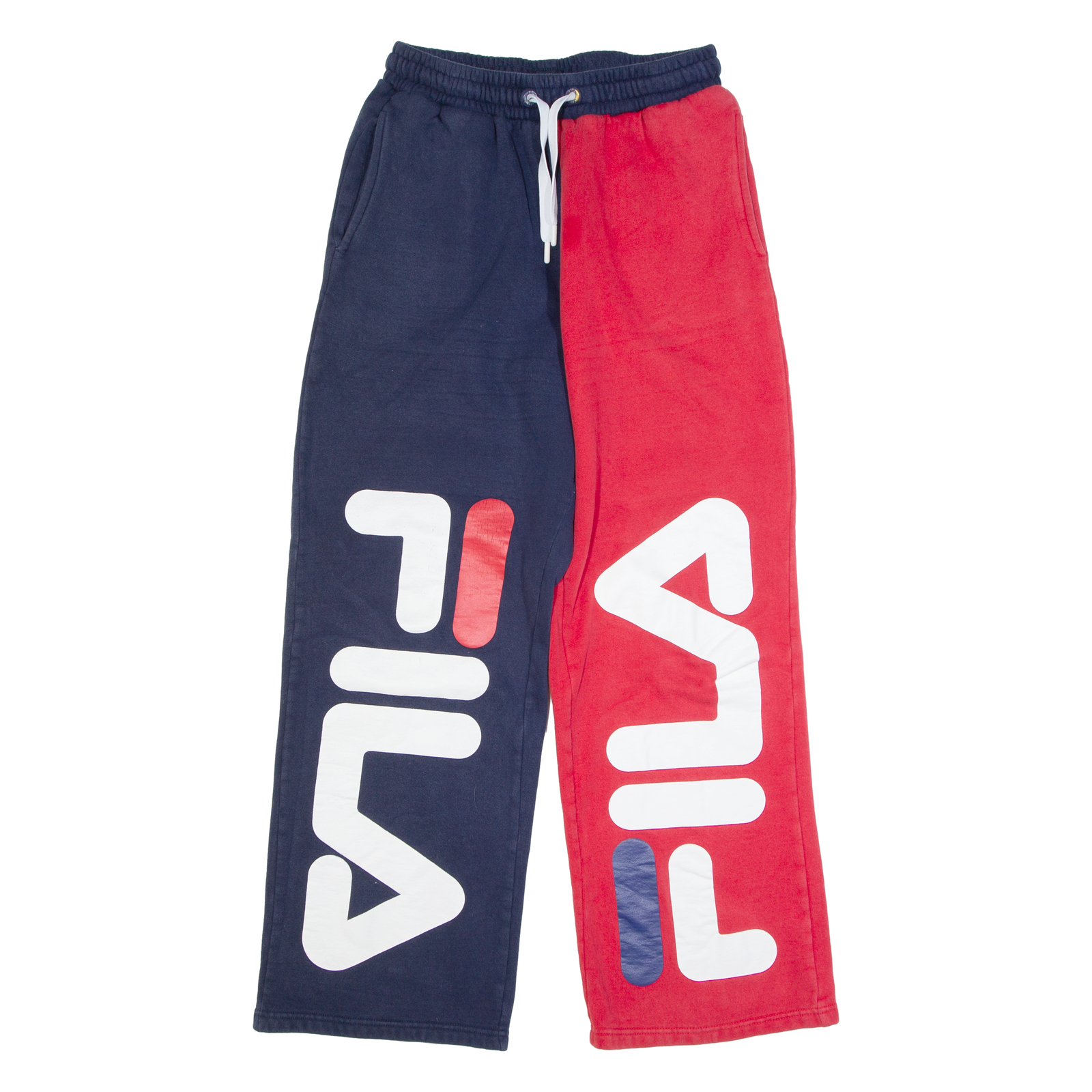 FILA Mens Sweatpants Blue Wide-Leg M W28 L28 Refurbished - N/A refurbished available on Cerqular