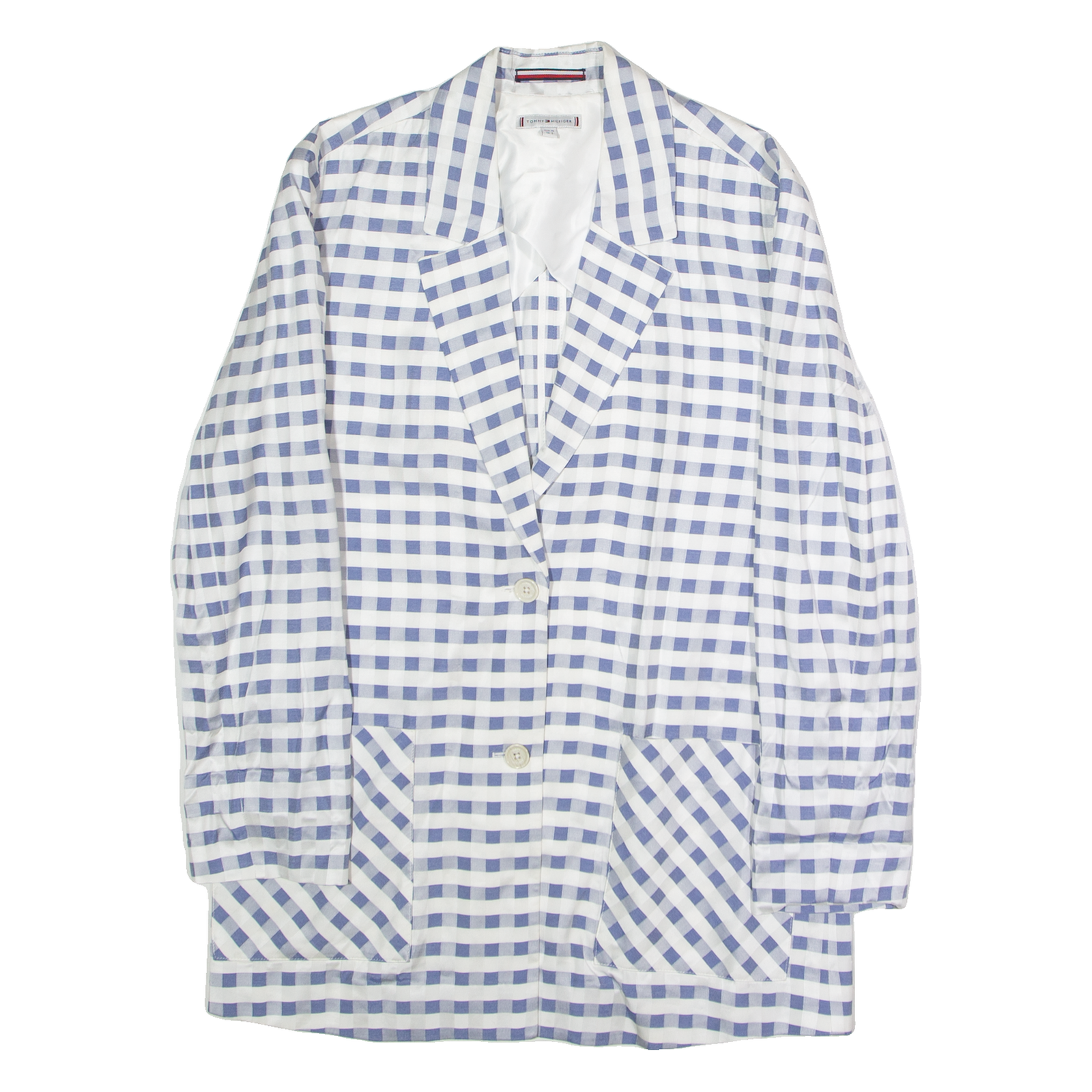 Buy TOMMY HILFIGER Womens Blazer Jacket Blue Viscose Check UK 8 Refurbished - $48.09 TOMMY HILFIGER Womens Blazer Jacket Blue Viscose Check UK 8 Refurbished - N/A refurbished available on Cerqular
