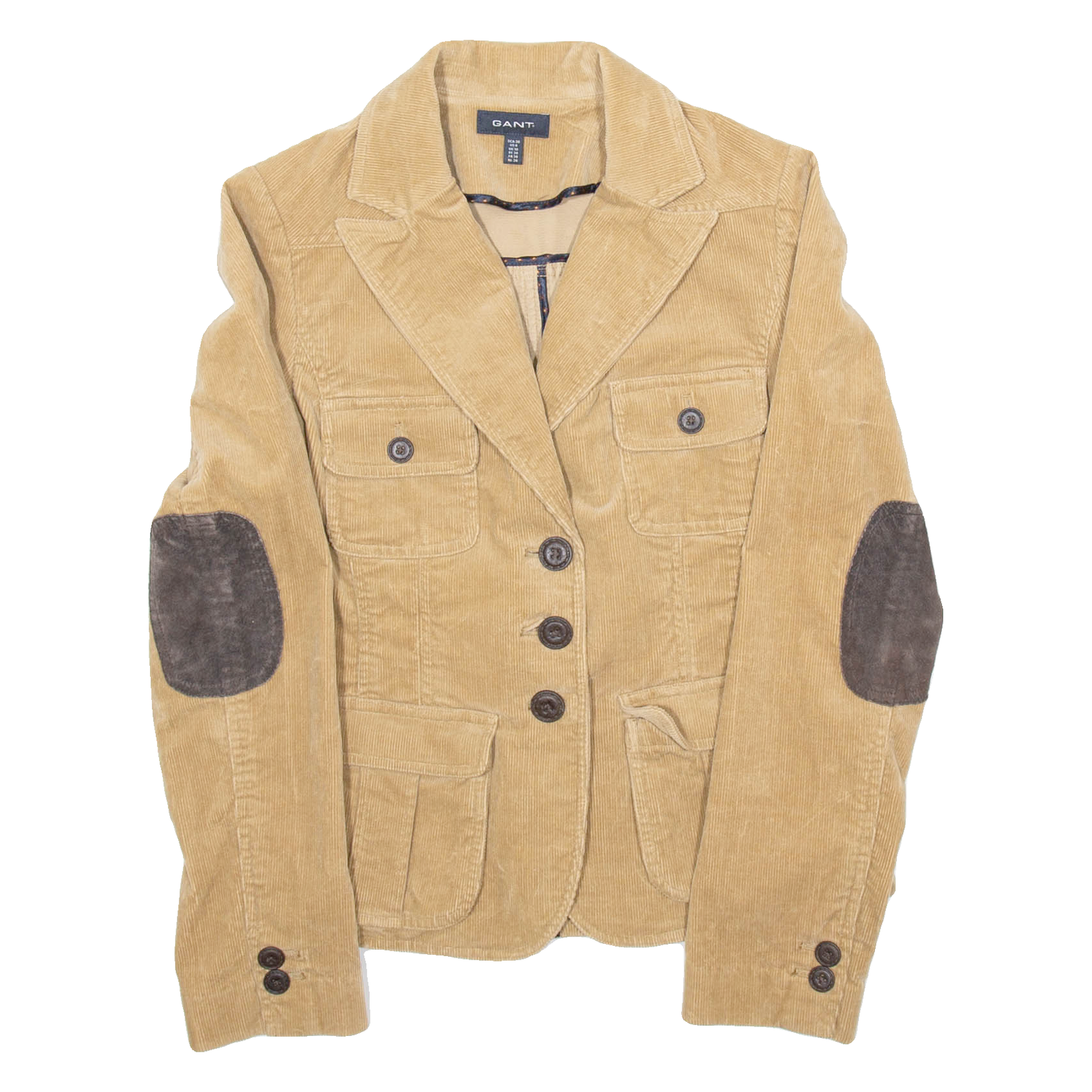 GANT Horse Riding Womens Blazer Jacket Brown UK 10 Refurbished - N/A refurbished available on Cerqular