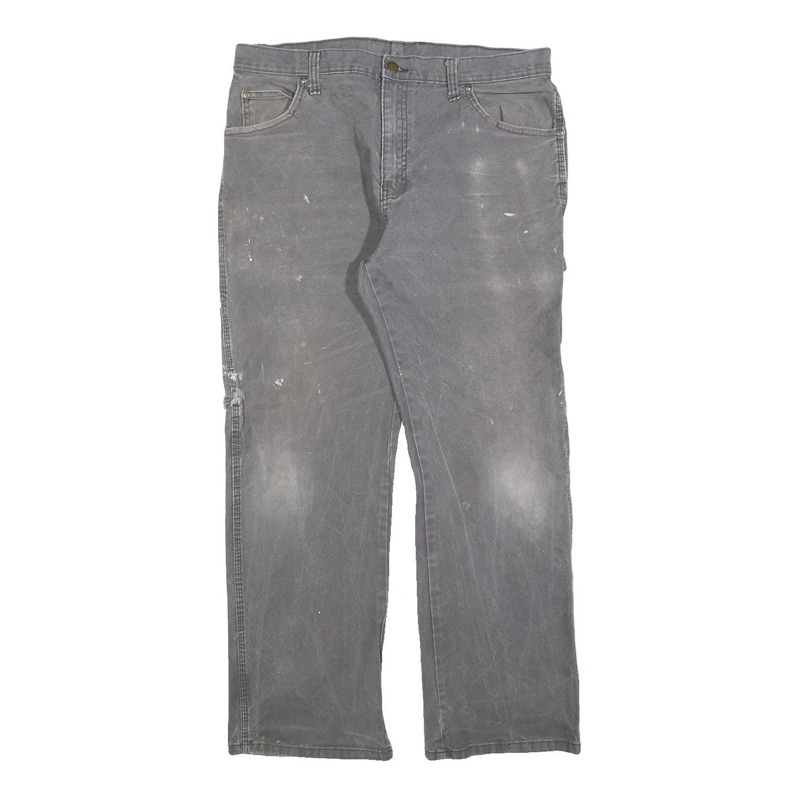 Buy DICKIES Mens Relaxed Grey Cotton Blend Jeans W34 L30 Workwear Zip Closure Refurbished - $37.69 DICKIES Mens Relaxed Grey Cotton Blend Jeans W34 L30 Workwear Zip Closure Refurbished - N/A refurbished available on Cerqular