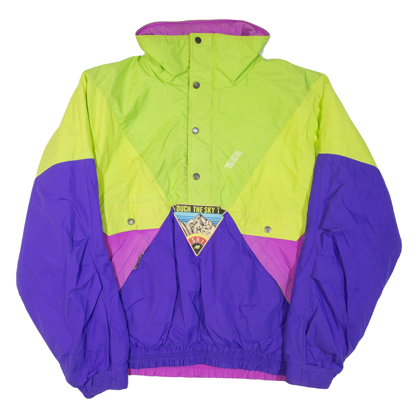 Womens Jacket Green Colourblock L Refurbished - N/A refurbished available on Cerqular
