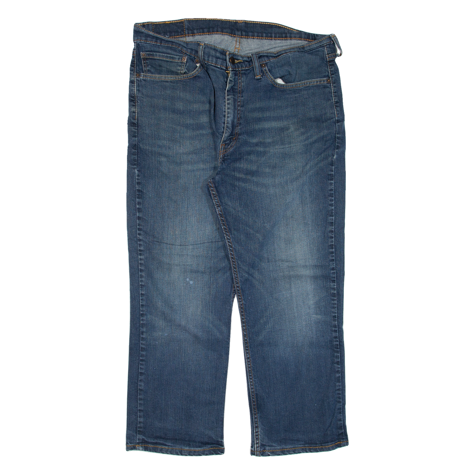 LEVI'S 514 Jeans Womens Blue Regular Straight W36 L23 Refurbished - N/A refurbished available on Cerqular