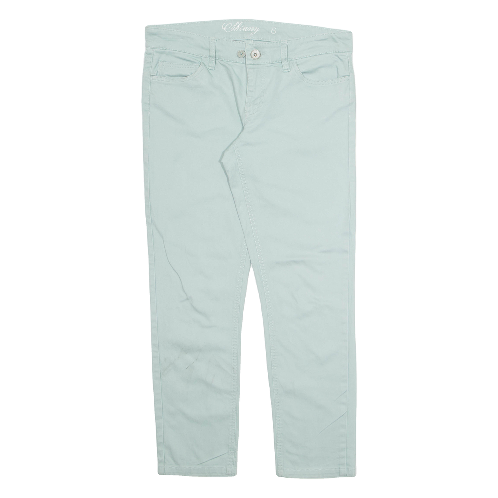 TOMMY HILFIGER Womens Trousers Blue Regular Straight W32 L28 Refurbished - N/A refurbished available on Cerqular