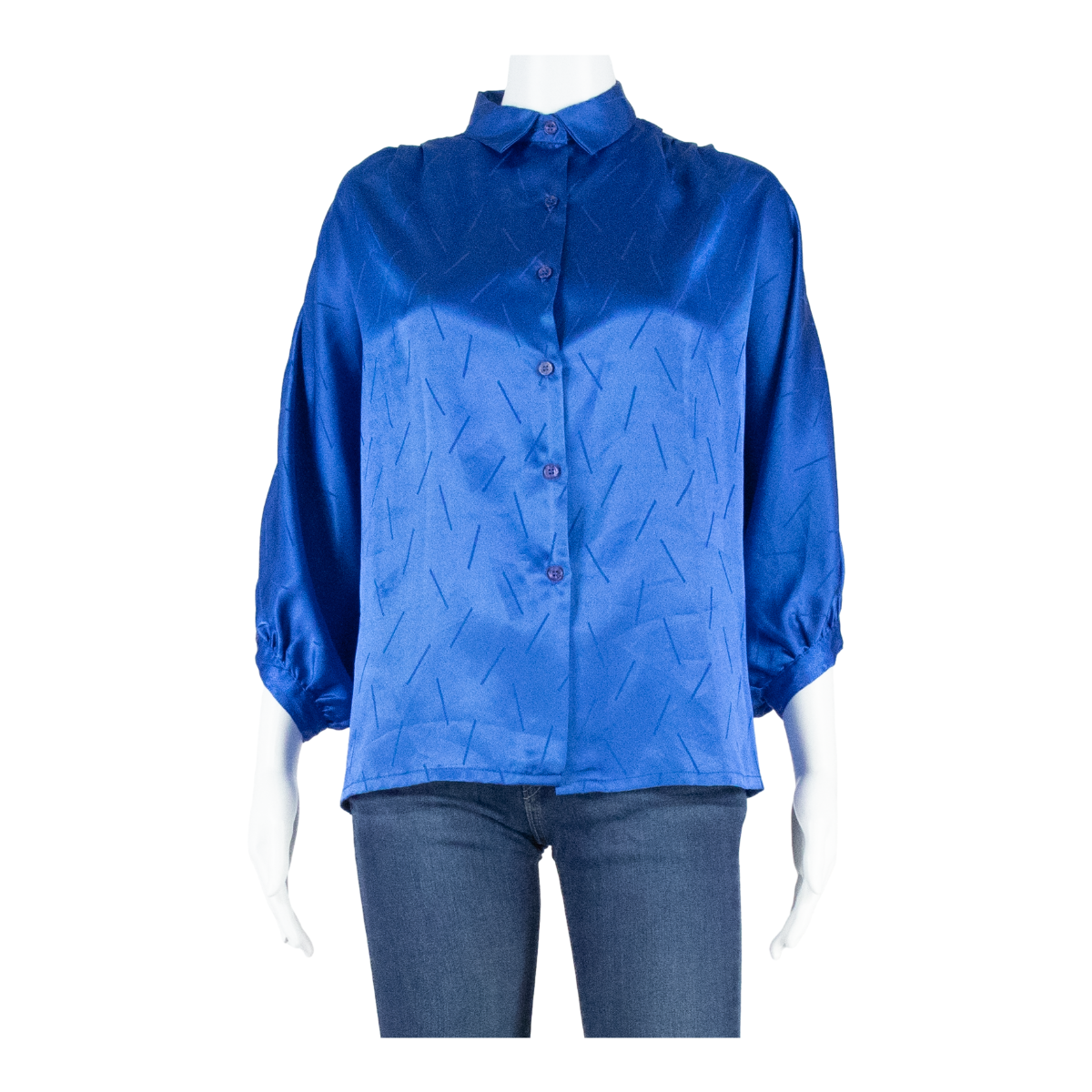 Womens Blouse Blue M Refurbished - N/A refurbished available on Cerqular