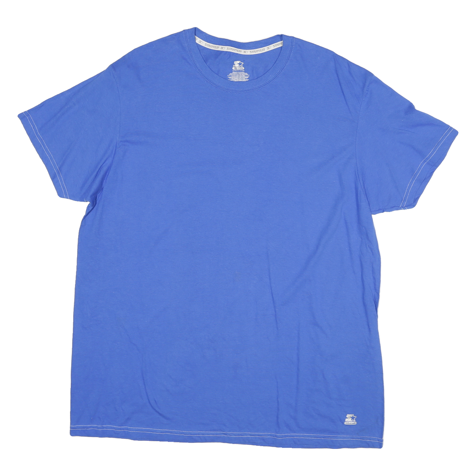 Buy STARTER Mens Blue Plain T-Shirt XL Short Sleeve Crew Neck Casual Cotton Blend Refurbished - $16.89 STARTER Mens Blue Plain T-Shirt XL Short Sleeve Crew Neck Casual Cotton Blend Refurbished - N/A refurbished available on Cerqular