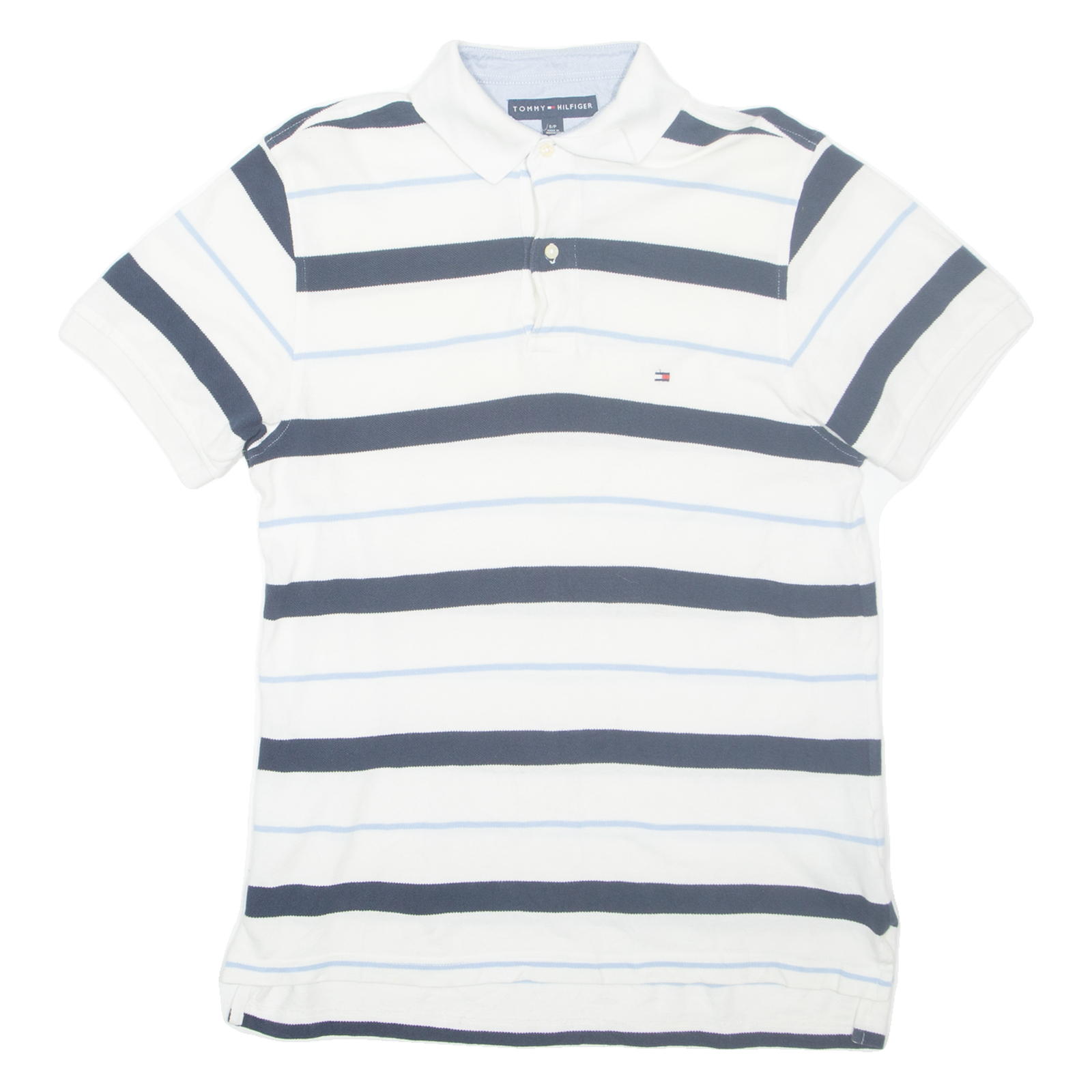 Buy TOMMY HILFIGER Mens Polo Shirt White Striped S Refurbished - $33.79 TOMMY HILFIGER Mens Polo Shirt White Striped S Refurbished - N/A refurbished available on Cerqular
