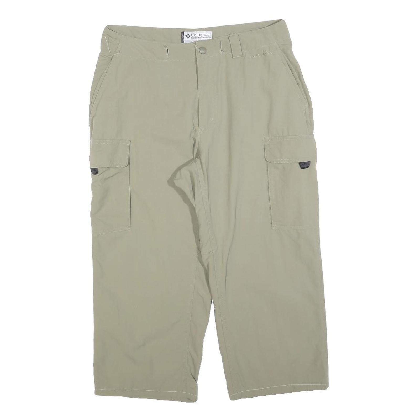 COLUMBIA Womens Relaxed Beige Cargo Zip Trousers W30 L21 Outdoor Casual Refurbished - N/A refurbished available on Cerqular