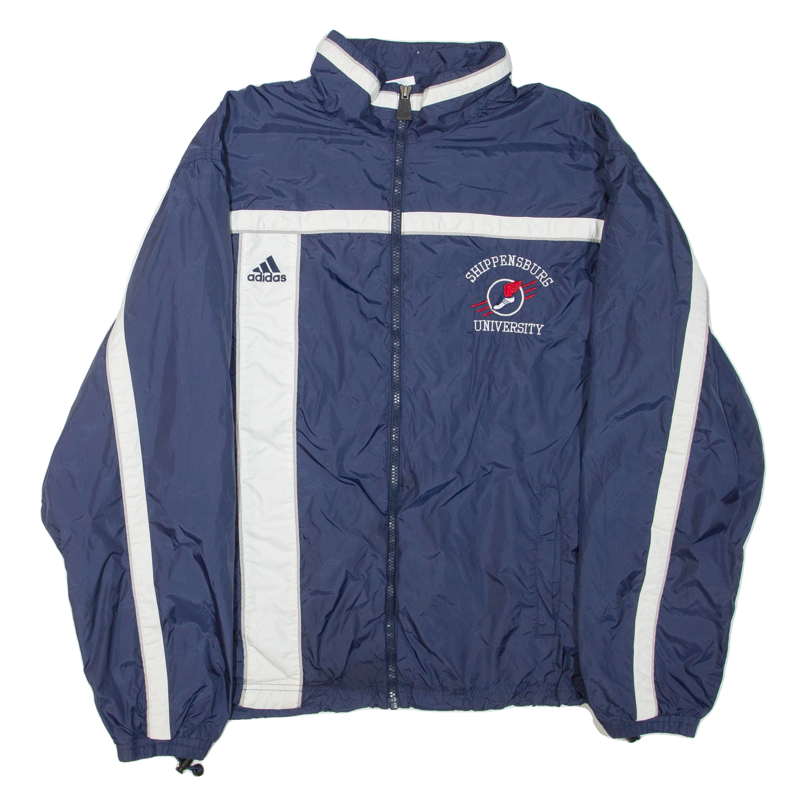 ADIDAS Shippensburg University Mens Track Jacket Blue M Refurbished - N/A refurbished available on Cerqular