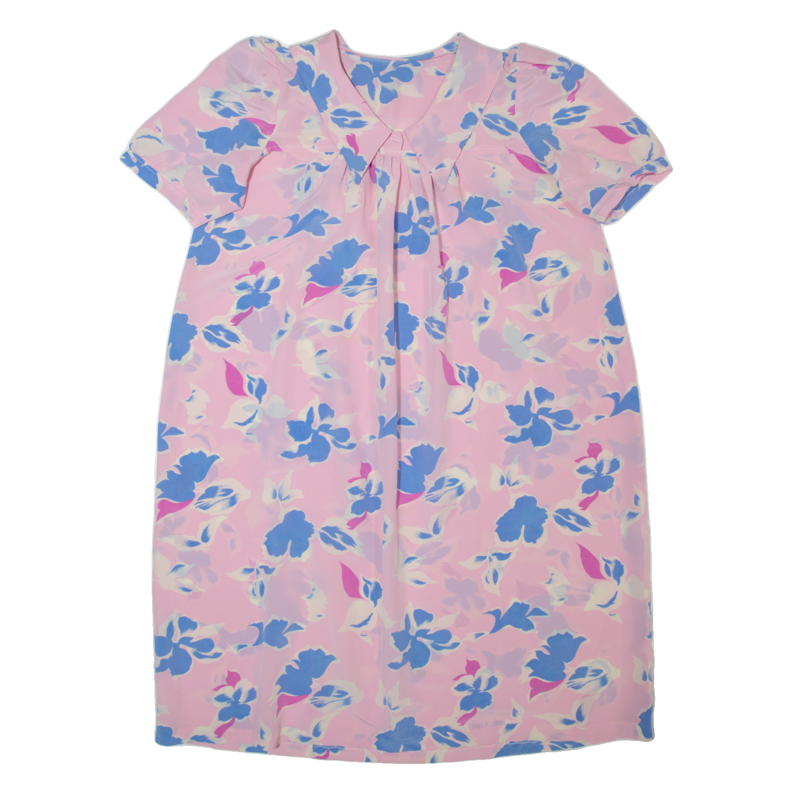 Buy Oversized Womens Shift Dress Pink 90s Floral Short Sleeve Midi L Refurbished - $16.37 Oversized Womens Shift Dress Pink 90s Floral Short Sleeve Midi L Refurbished - N/A refurbished available on Cerqular