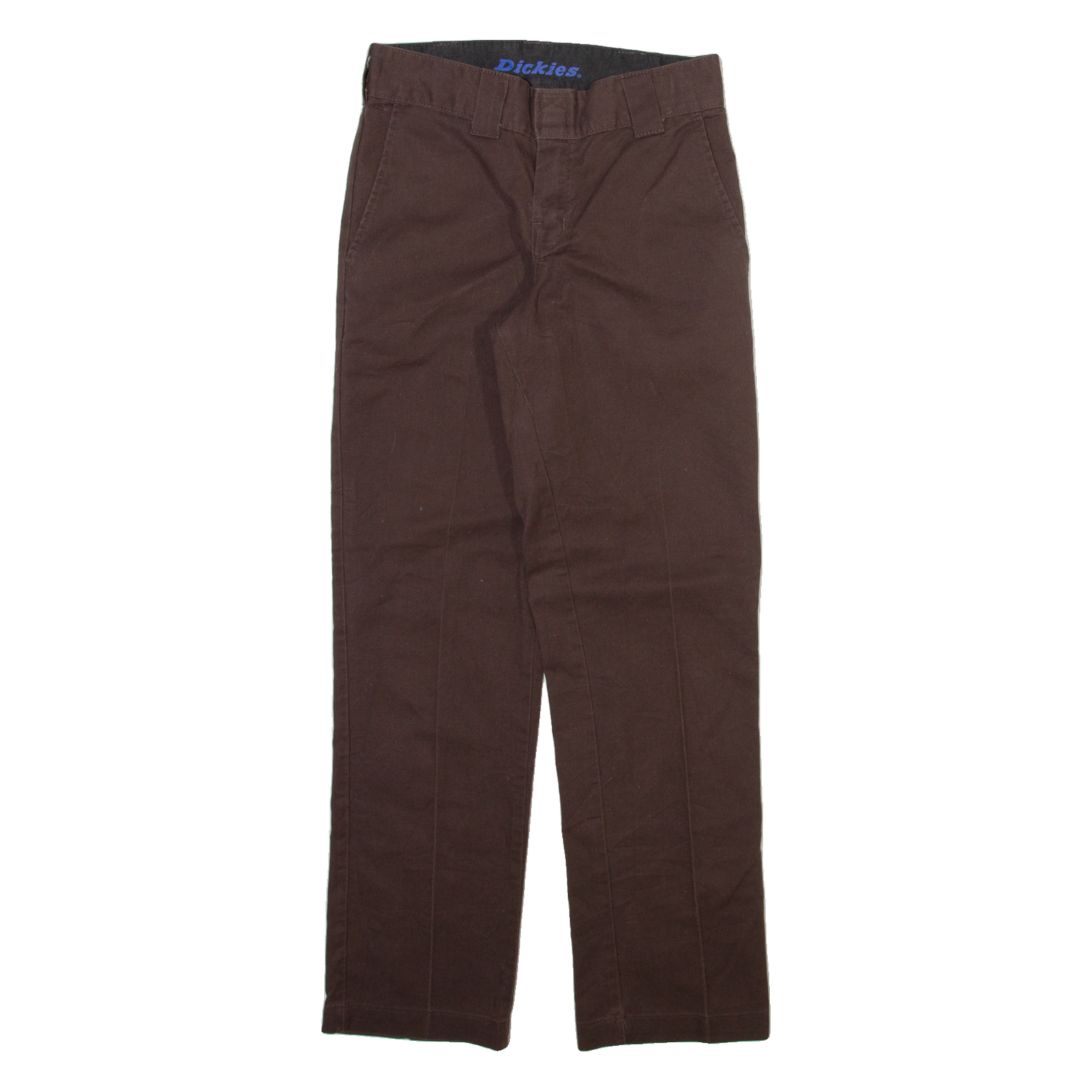 DICKIES Mens Trousers Brown Regular Straight W28 L30 Refurbished - N/A refurbished available on Cerqular