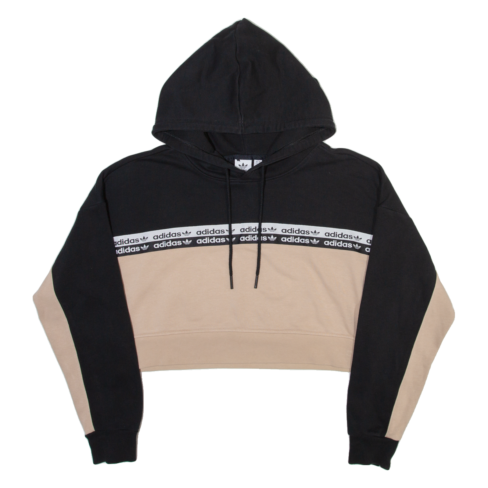 ADIDAS ORIGINALS Womens Beige Hoodie UK 14 Refurbished - N/A refurbished available on Cerqular