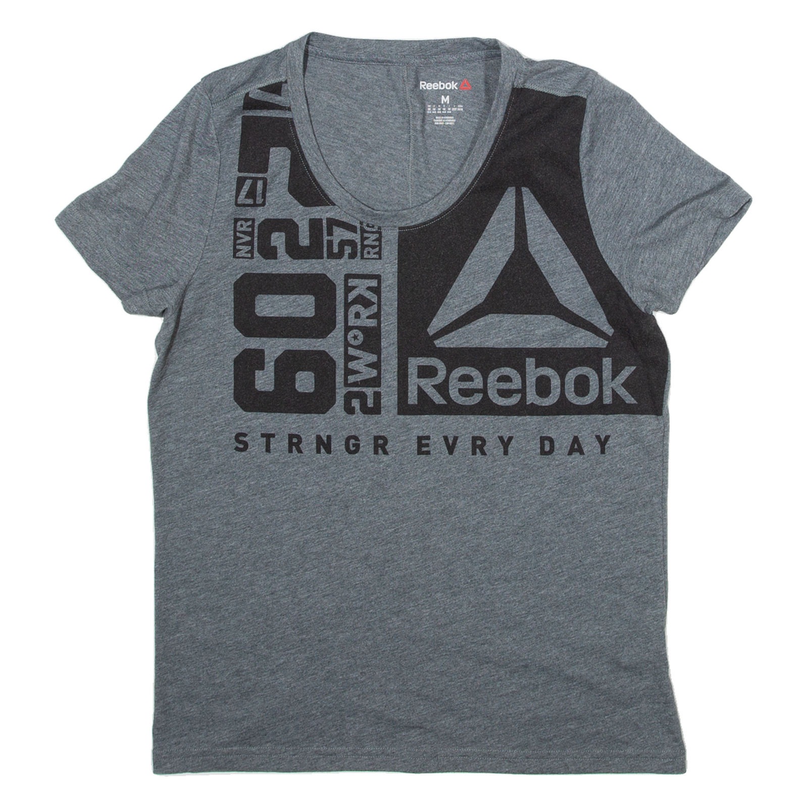 REEBOK Womens T-Shirt Grey M Refurbished - N/A refurbished available on Cerqular