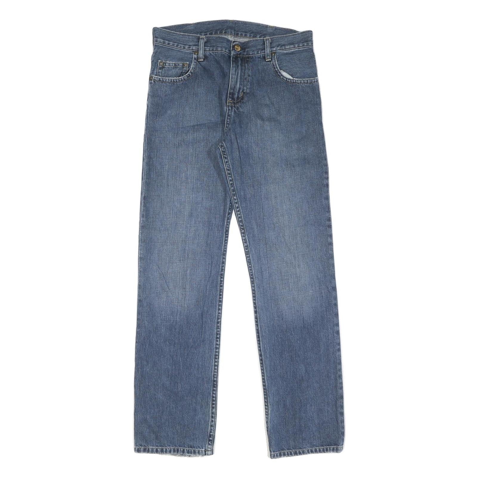 CARHARTT Mens Jeans Blue Regular Straight Denim Medium W31 L34 Workwear Refurbished - N/A refurbished available on Cerqular