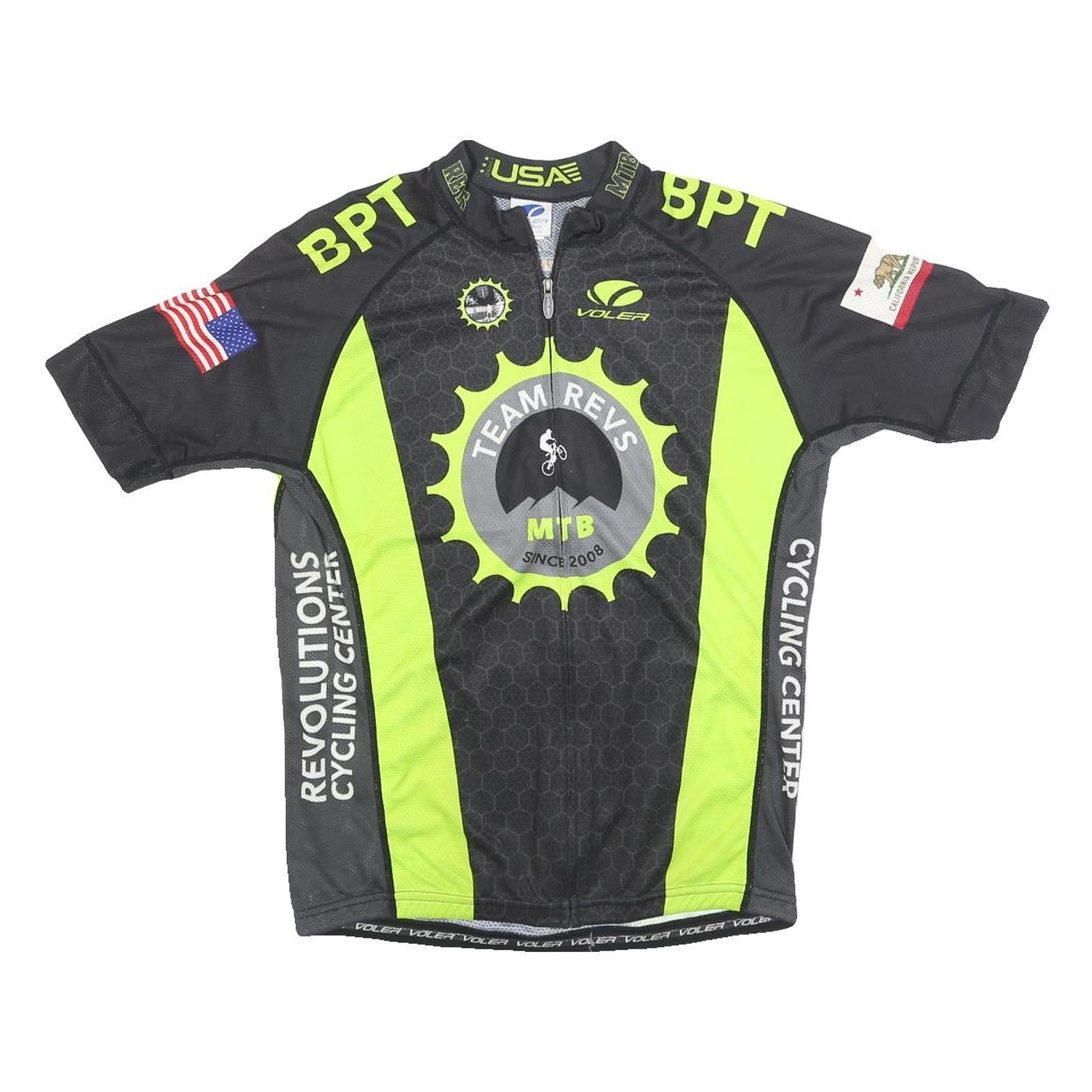 VOLER Mens Black & Yellow Cycling T-Shirt XL Short Sleeve Crew Neck USA MTB Refurbished - N/A refurbished available on Cerqular