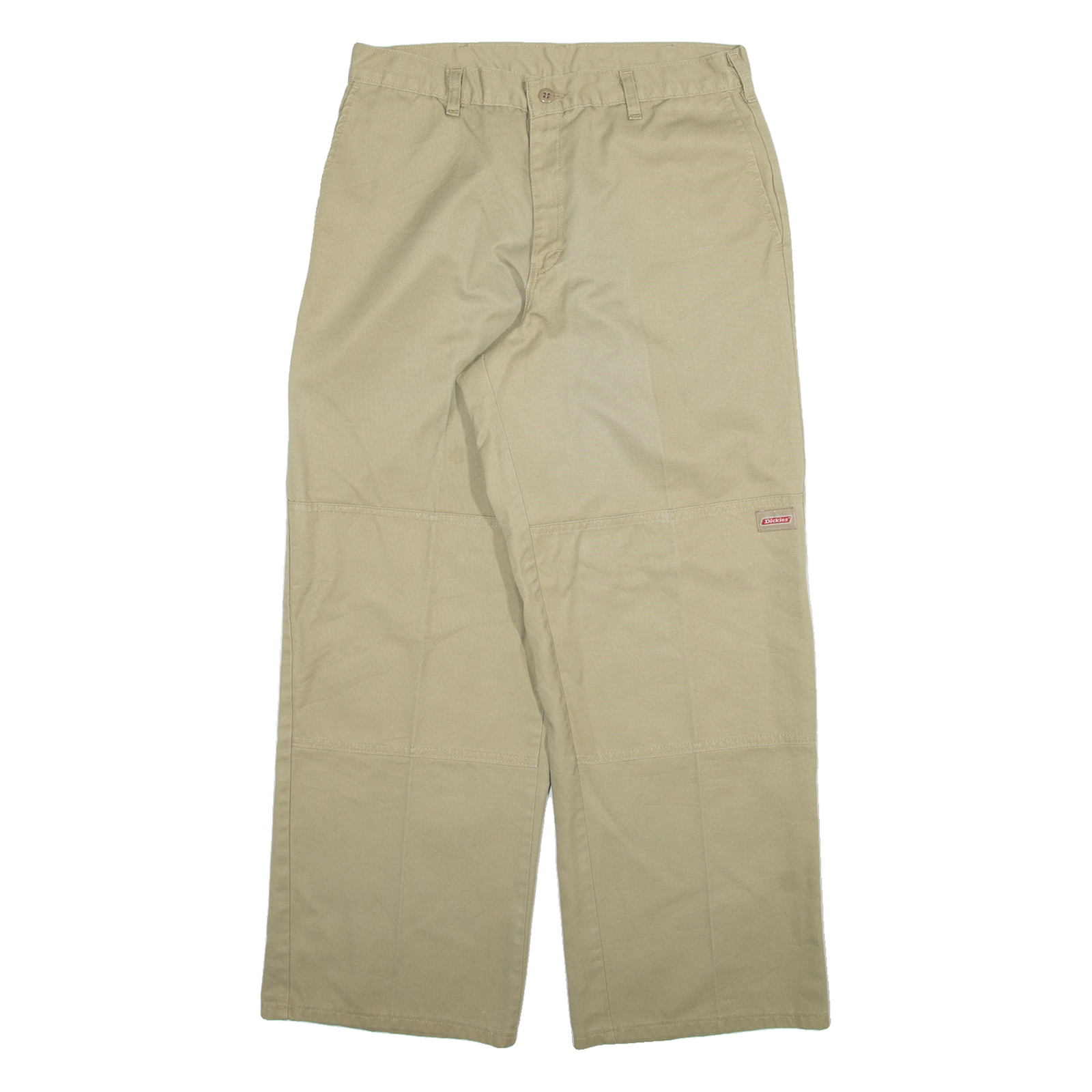 DICKIES Mens Trousers Beige Relaxed Straight W32 L30 Refurbished - N/A refurbished available on Cerqular