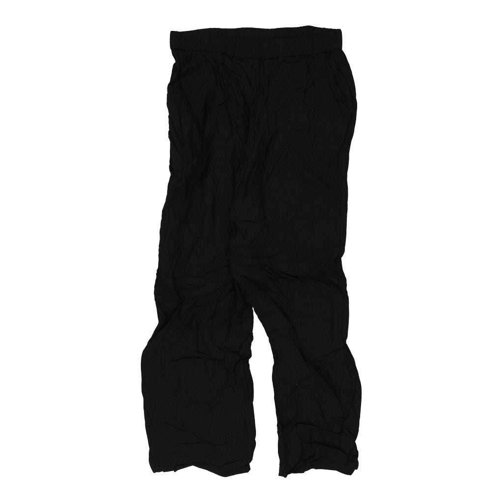 UK 14 Bpc Trousers - Medium Black Cotton Blend Refurbished - Thrifted (note: this is a term often used to describe second- refurbished available on Cerqular