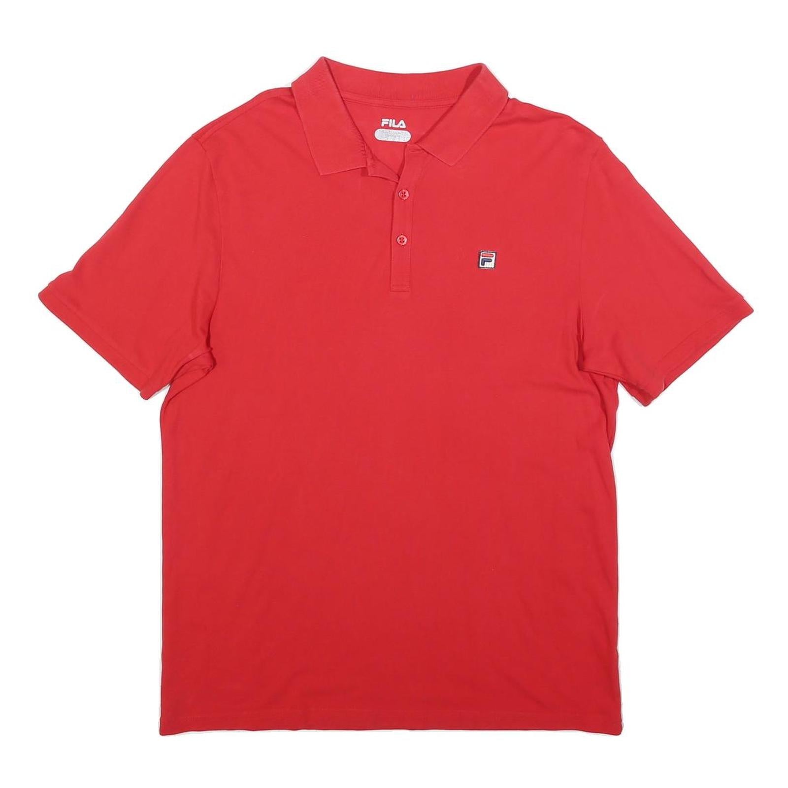 Buy FILA Mens Red Short Sleeve Plain L Polo Shirt Cotton Blend Casual Sportswear Refurbished - $25.99 FILA Mens Red Short Sleeve Plain L Polo Shirt Cotton Blend Casual Sportswear Refurbished - N/A refurbished available on Cerqular