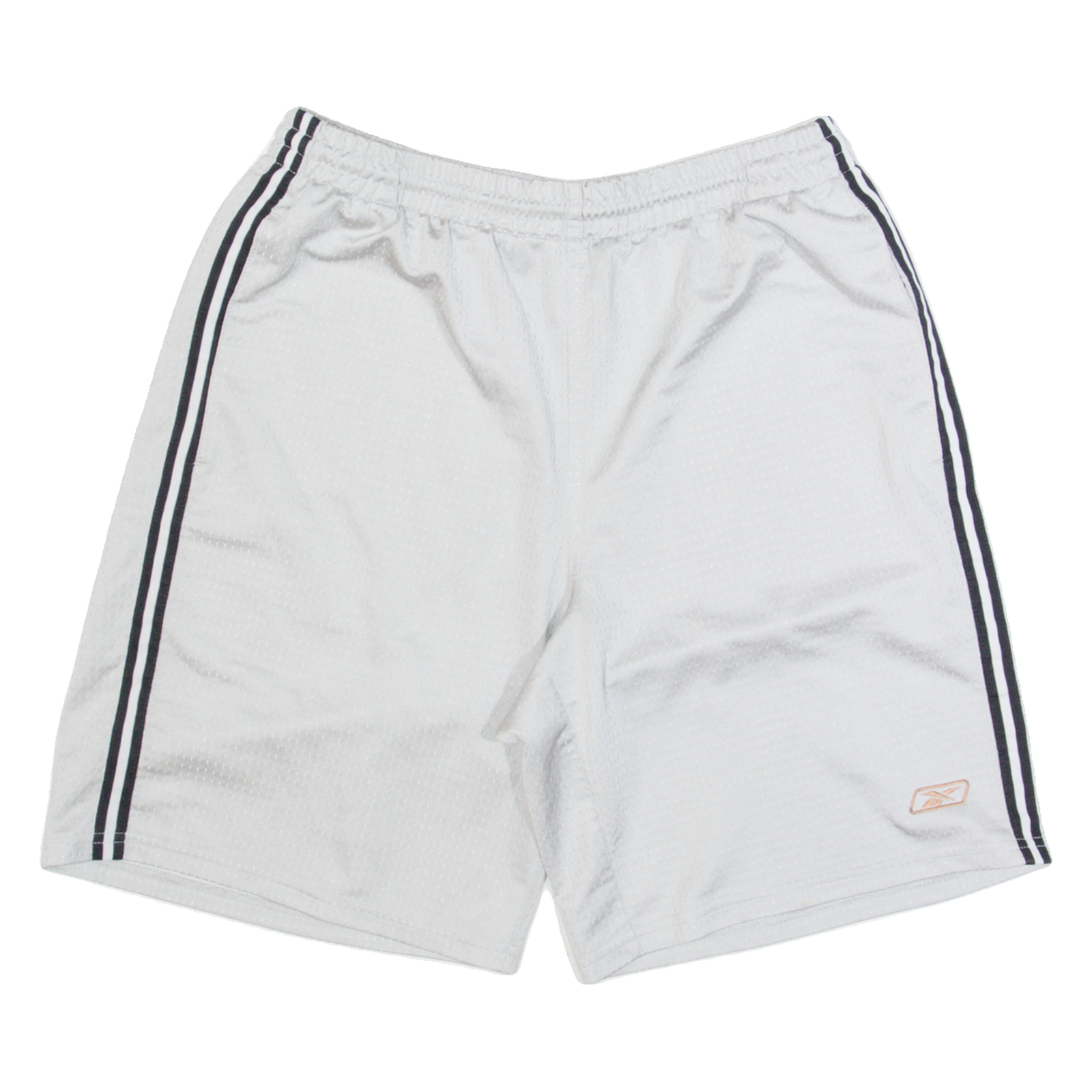 REEBOK Mens Sports Shorts Silver Relaxed M W28 Refurbished - N/A refurbished available on Cerqular