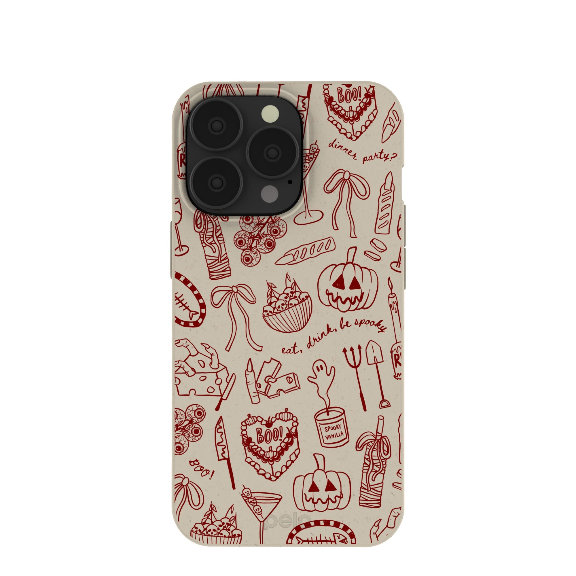 London Fog Spooky Dinner Party iPhone 13 Pro Case Refurbished - Pela Case refurbished available on Cerqular