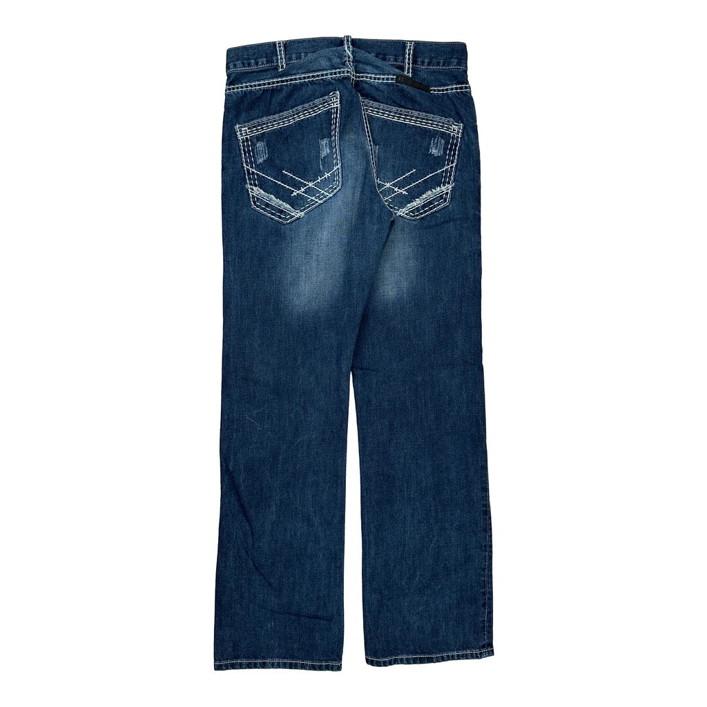 B Tuff Jeans - 32W 30L Dark Wash Denim Refurbished - Thrifted (note: this is a term often used to describe second- refurbished available on Cerqular