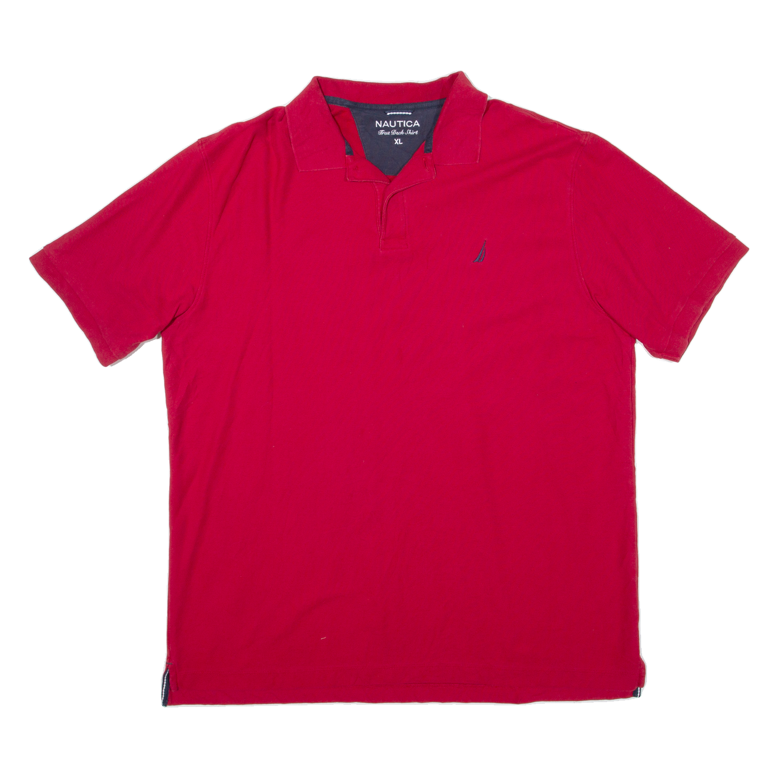 NAUTICA Mens Polo Shirt Red XL Refurbished - N/A refurbished available on Cerqular