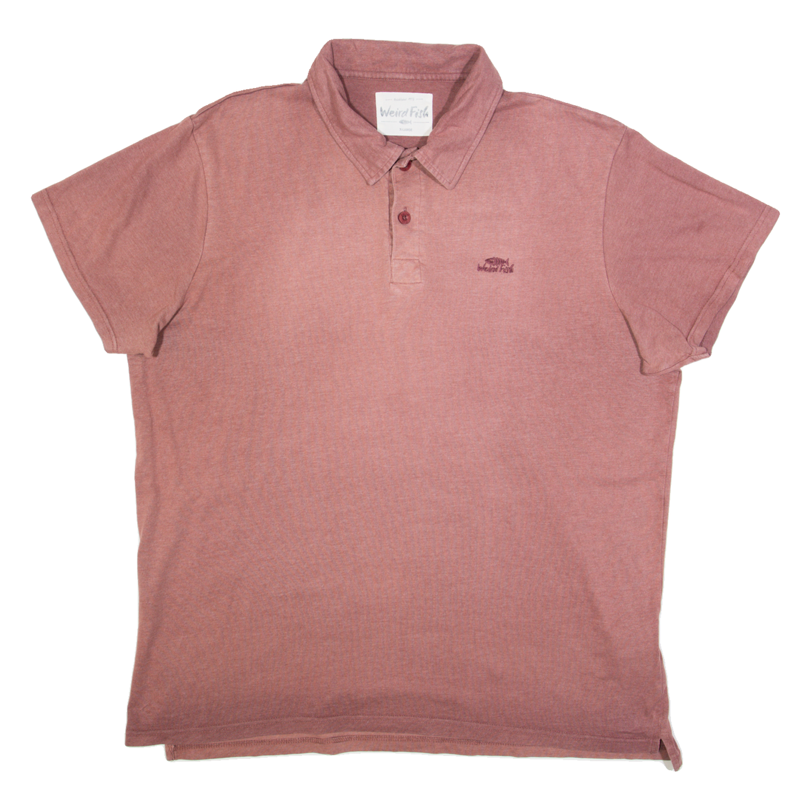 WEIRD FISH Mens Polo Shirt Red XL Refurbished - N/A refurbished available on Cerqular